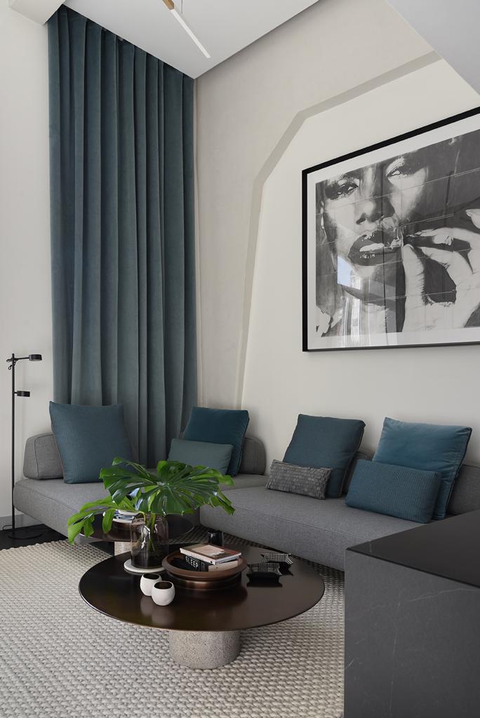 cortinas veludo azul