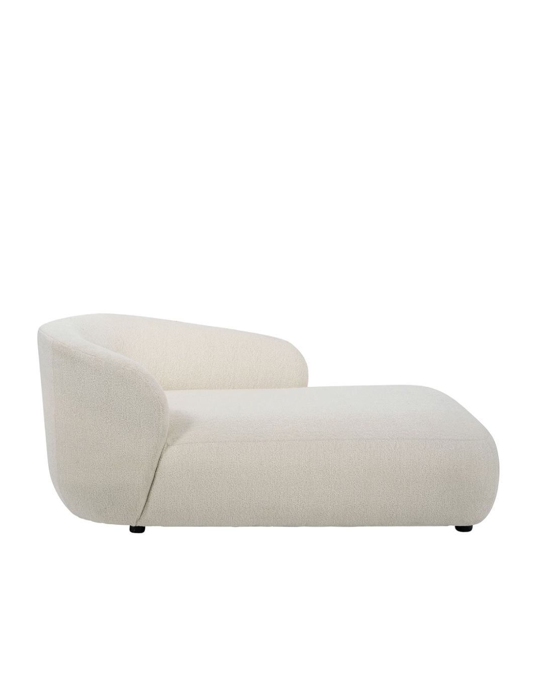 Chaise Lounge em Tecido Bouclé (162cm) Lisete