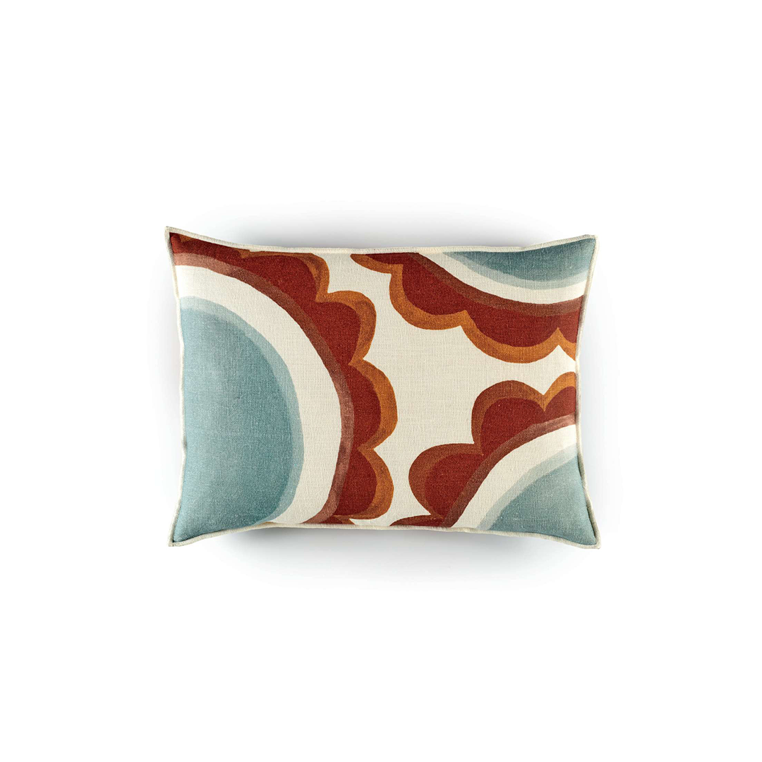Rectangular Linen Cushion (55x40cm) Marguerite