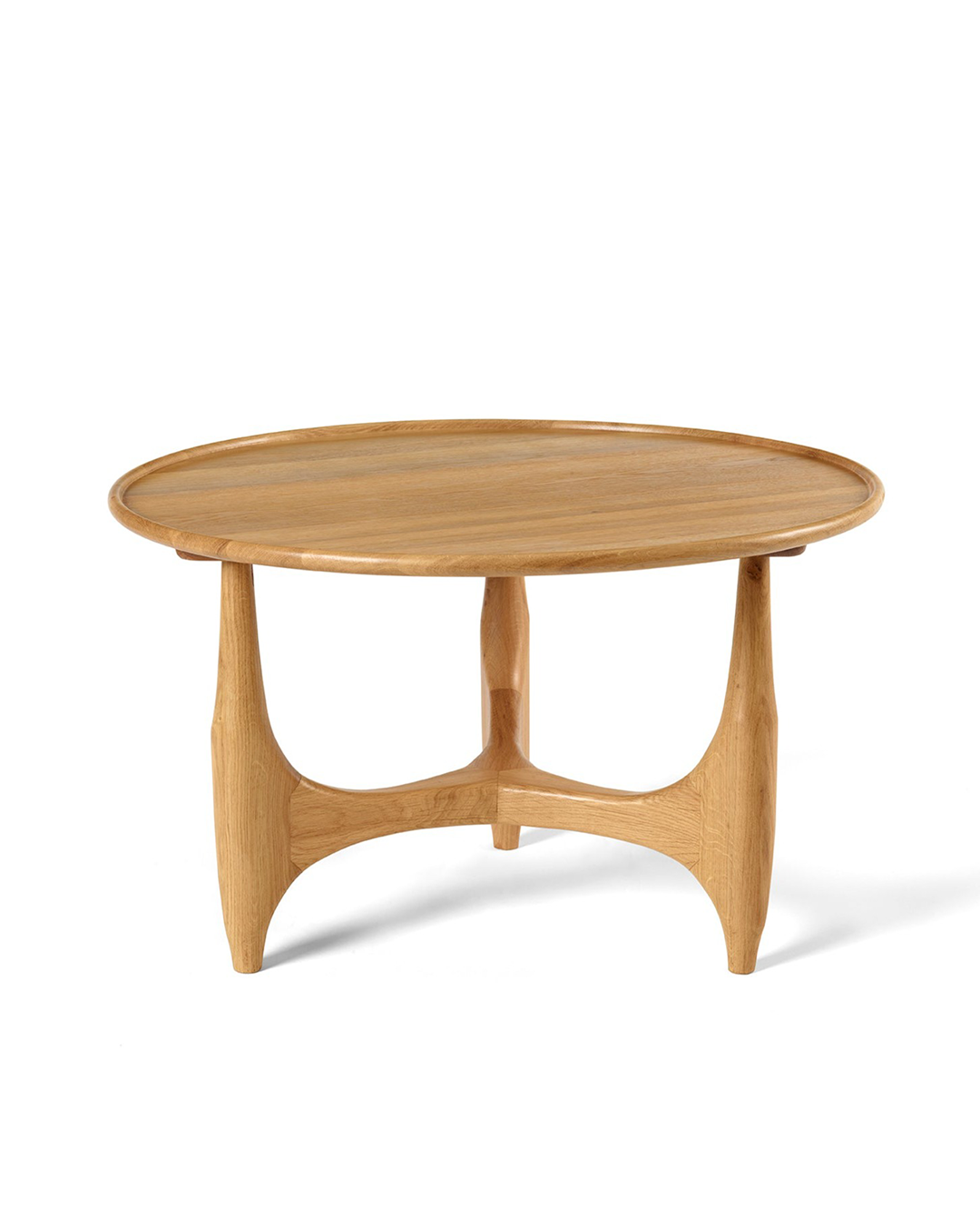 Mesa de Centro em Madeira Carvalho (60cm) Oscar