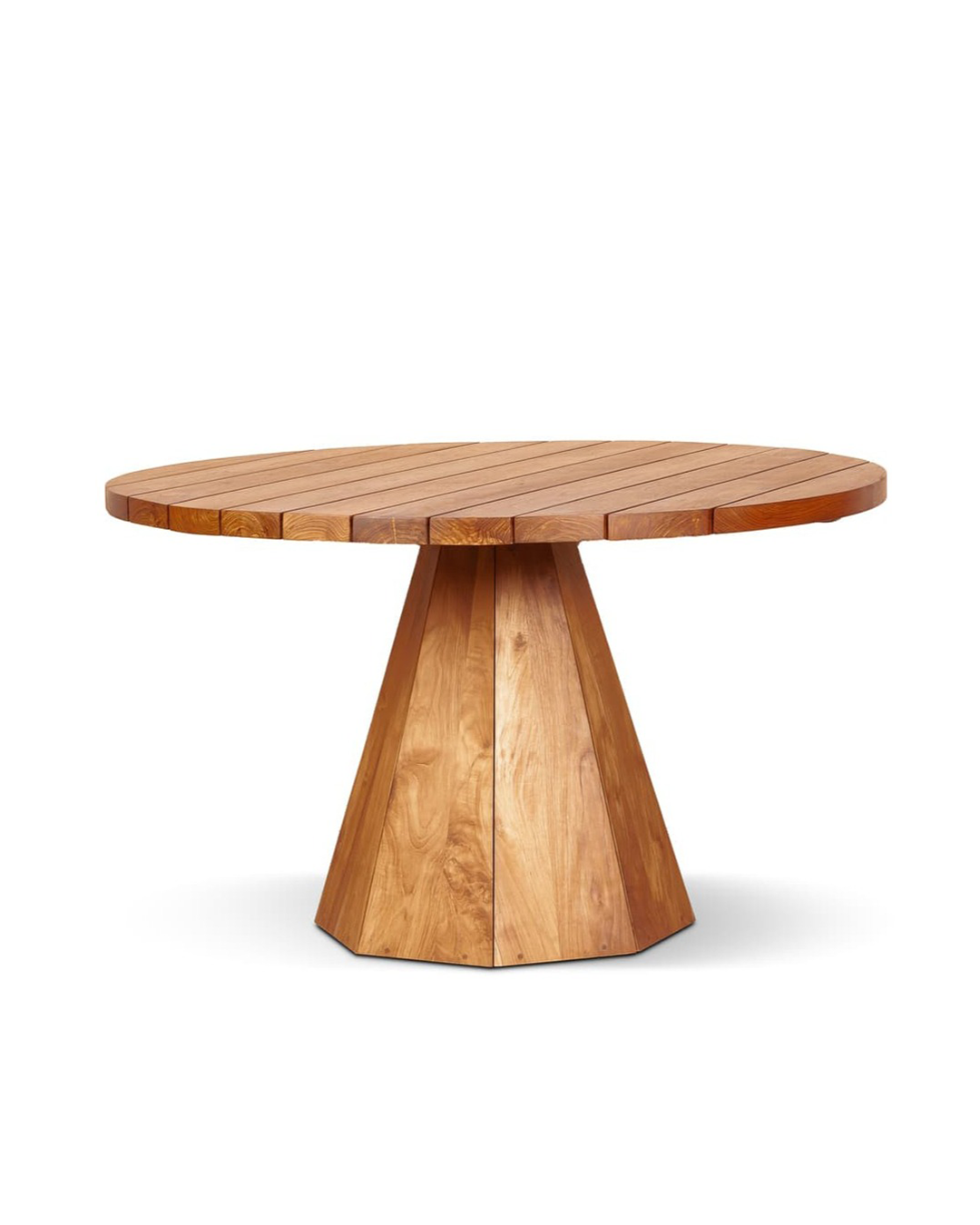 Mesa de Jantar Redonda para Exterior (130cm) Jati