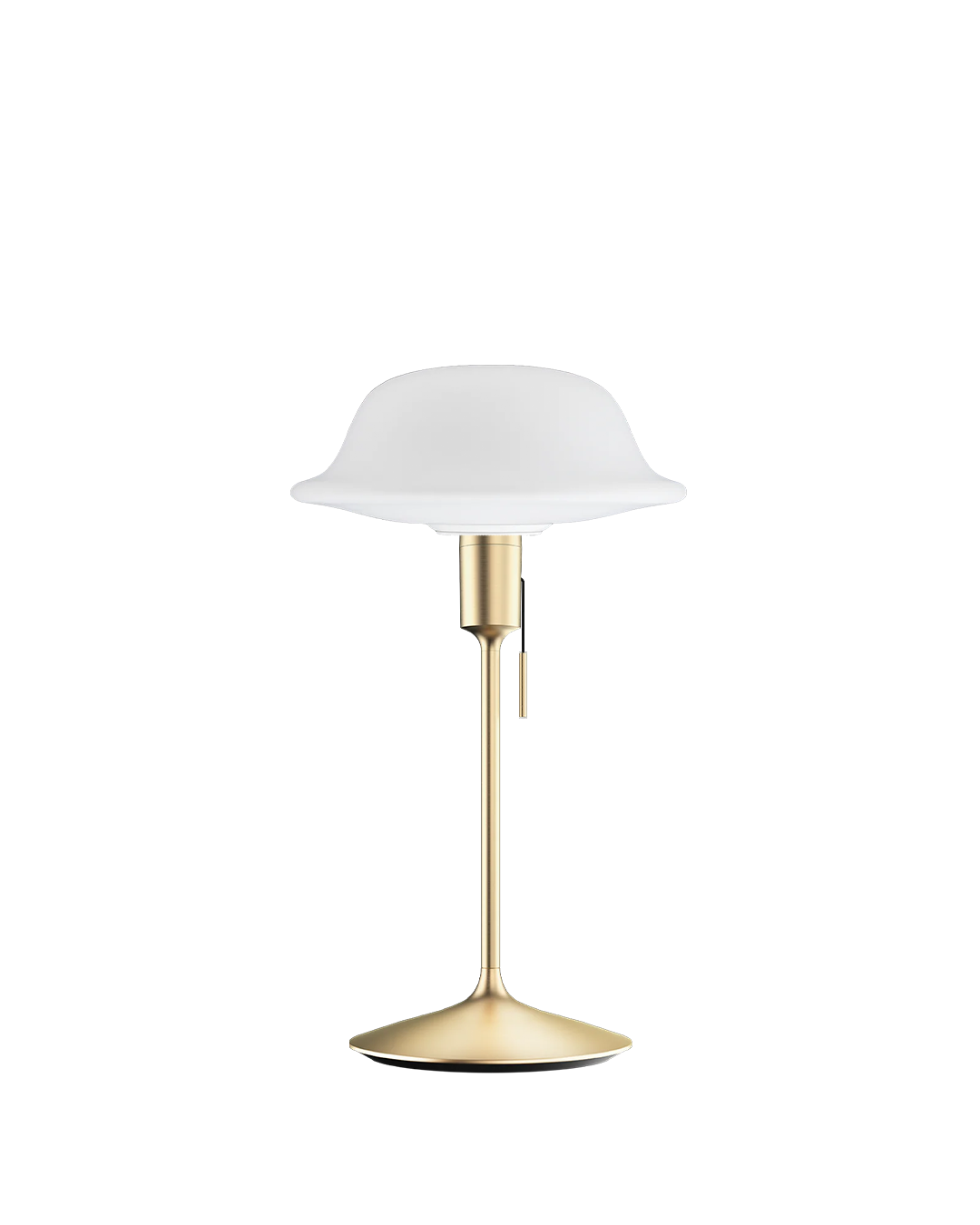 Candeeiro de Mesa em Vidro e Latão Butler
