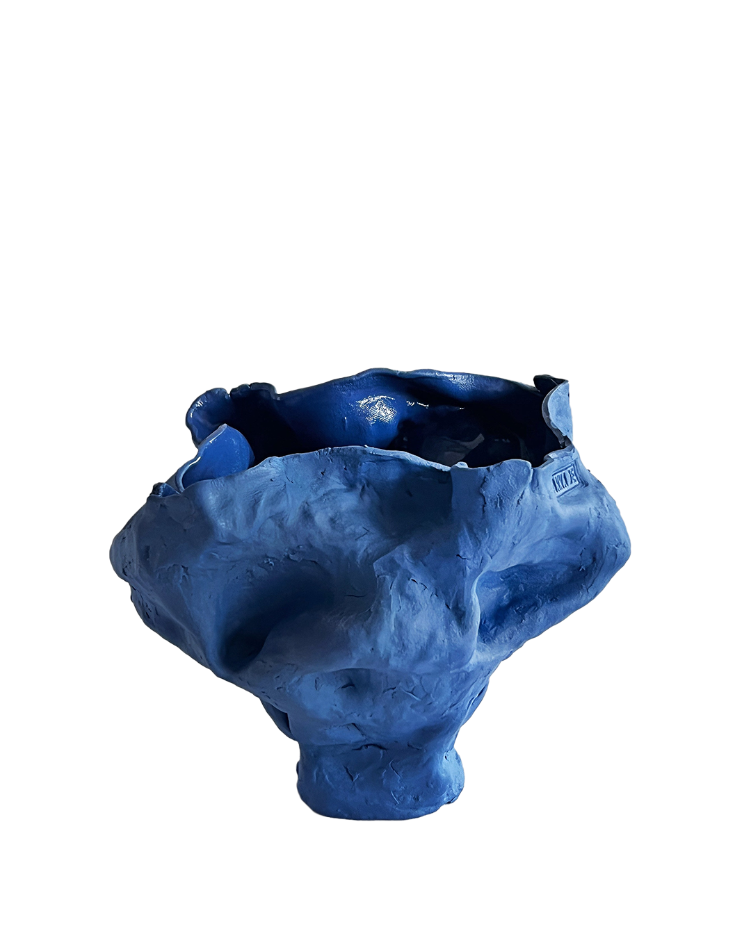 Vaso em Porcelana e Vidrdado Blue Nile #023