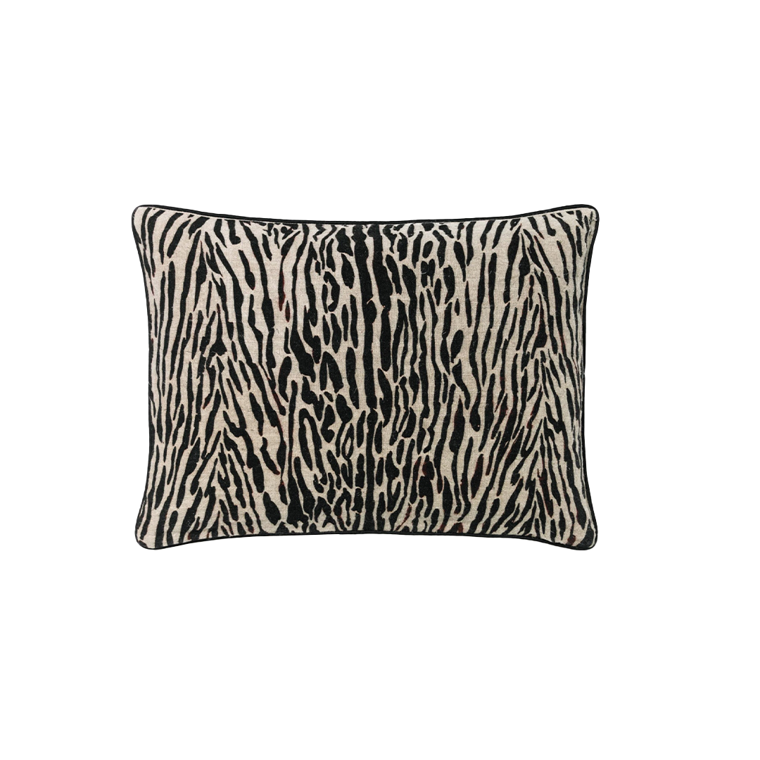 Almofada em Linho com Padrão Tigre (55x40cm) Tiger
