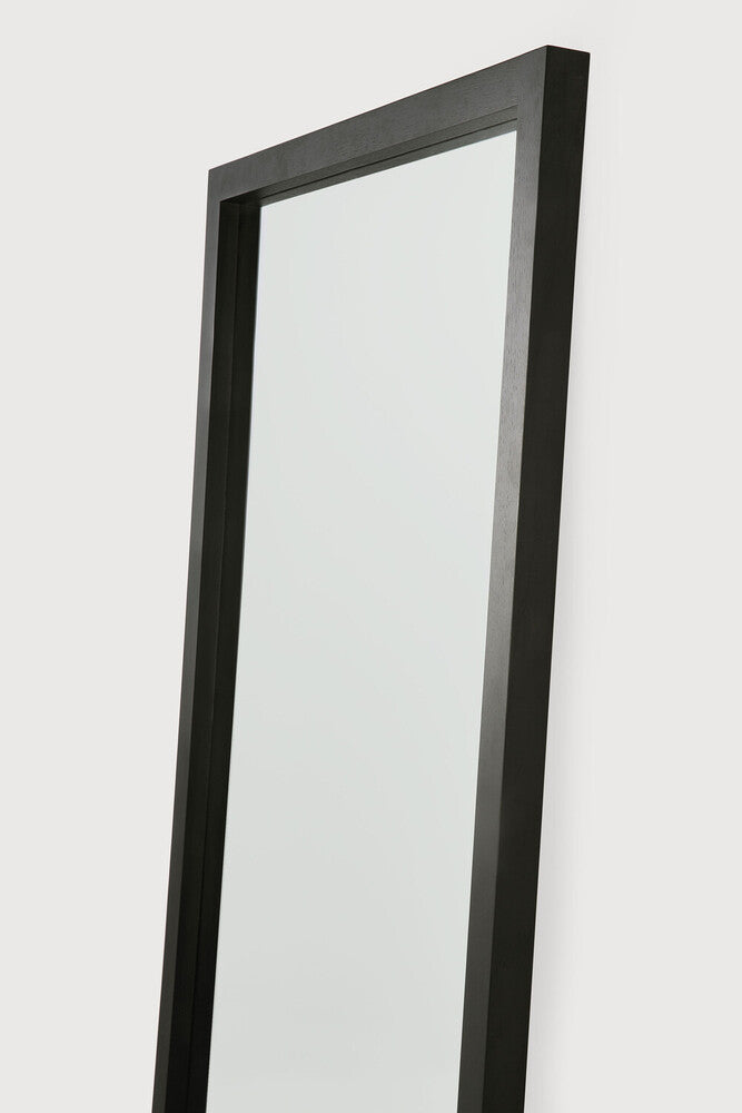 Espelho Alto em Madeira Preto (90x200cm) Frame
