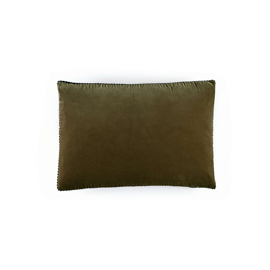 Almofada em Veludo e Bordado (70x50cm) Athena