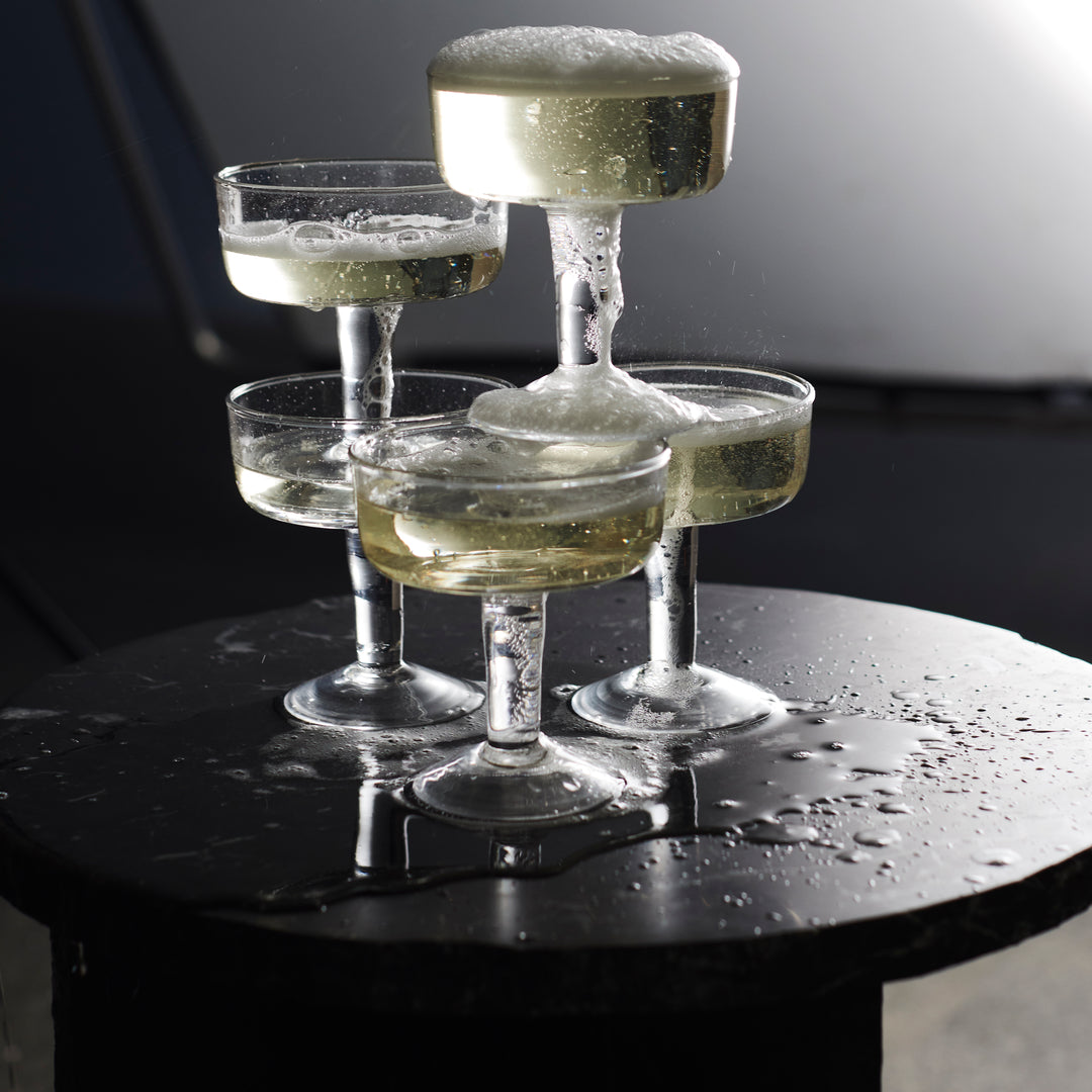 Dallas Metal and Glass Sideboard