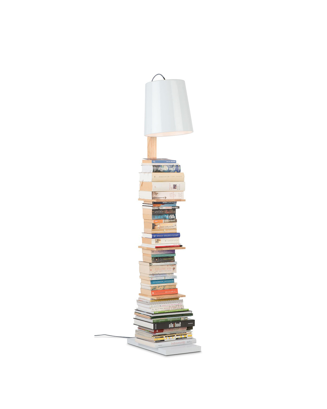 Cambridge Wooden 3-Shelf Floor Lamp