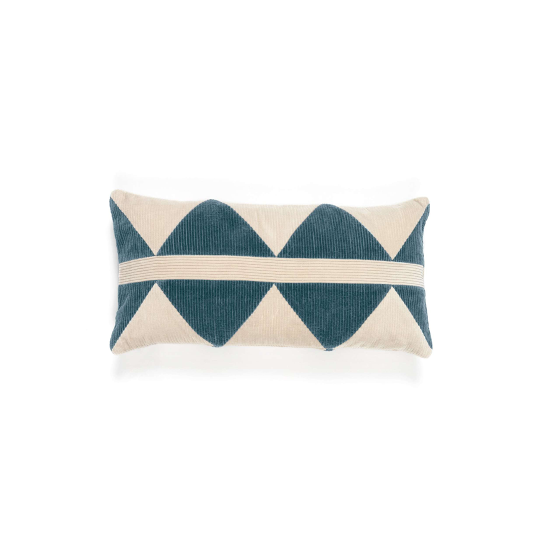 Almofada em Bombazina Patchwork (50x25cm) Minos