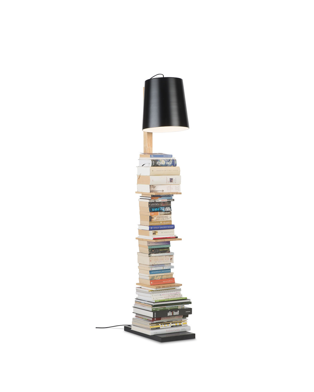 Cambridge Wooden 3-Shelf Floor Lamp