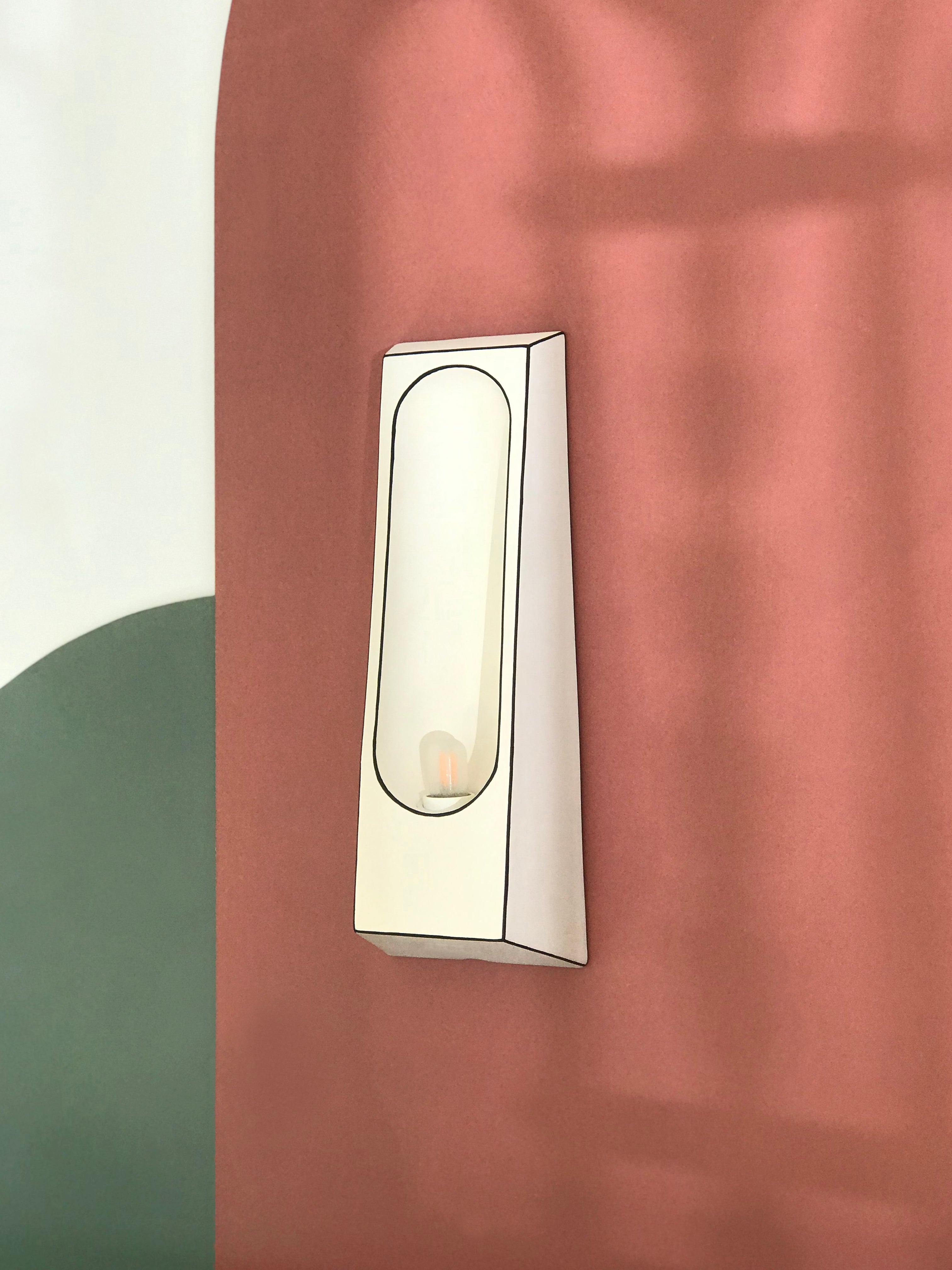 Alcove Facette Ceramic Wall Lamp