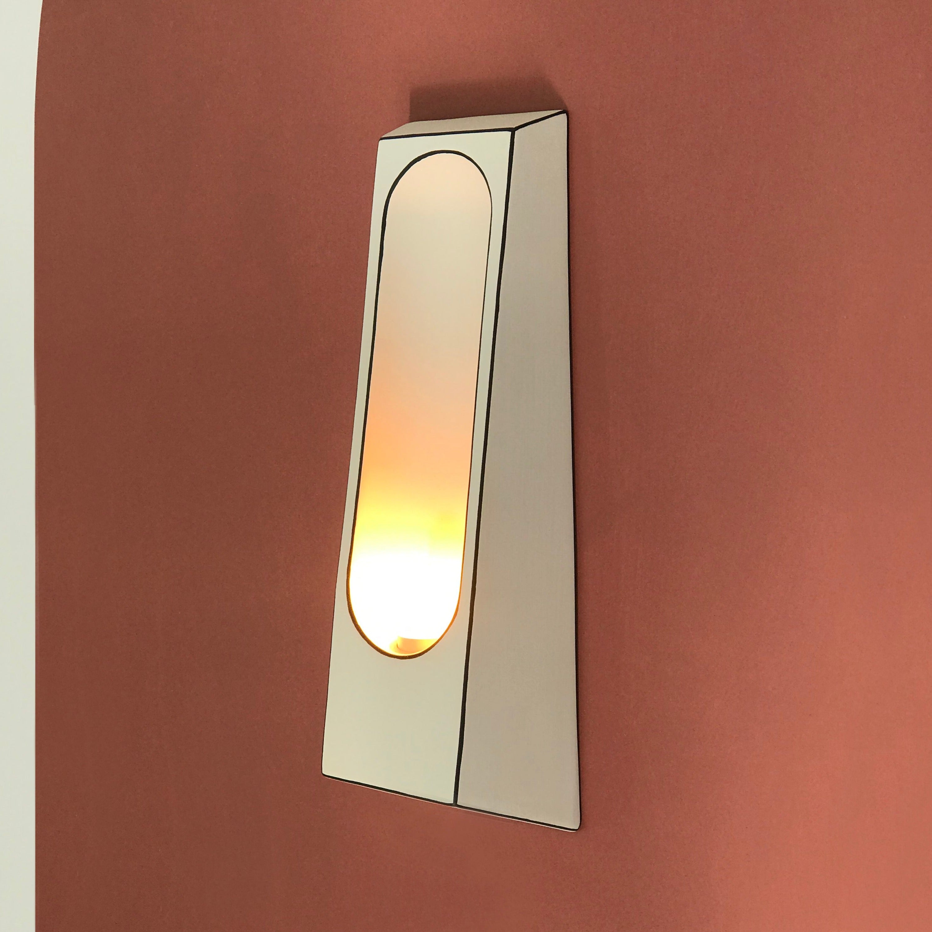 Alcove Facette Ceramic Wall Lamp