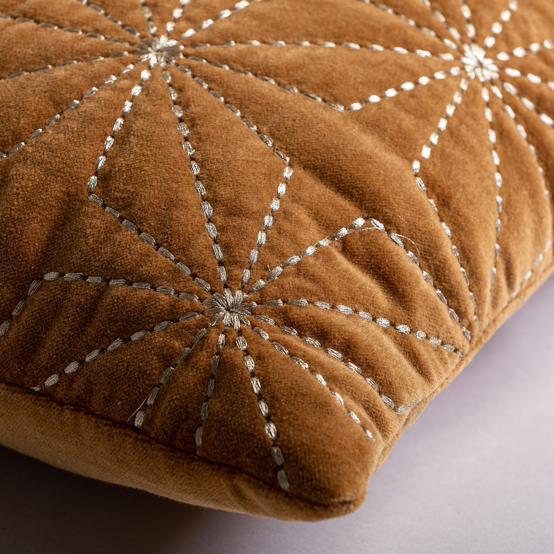 Terracotta Velvet Cushion (45x45cm) Vilma