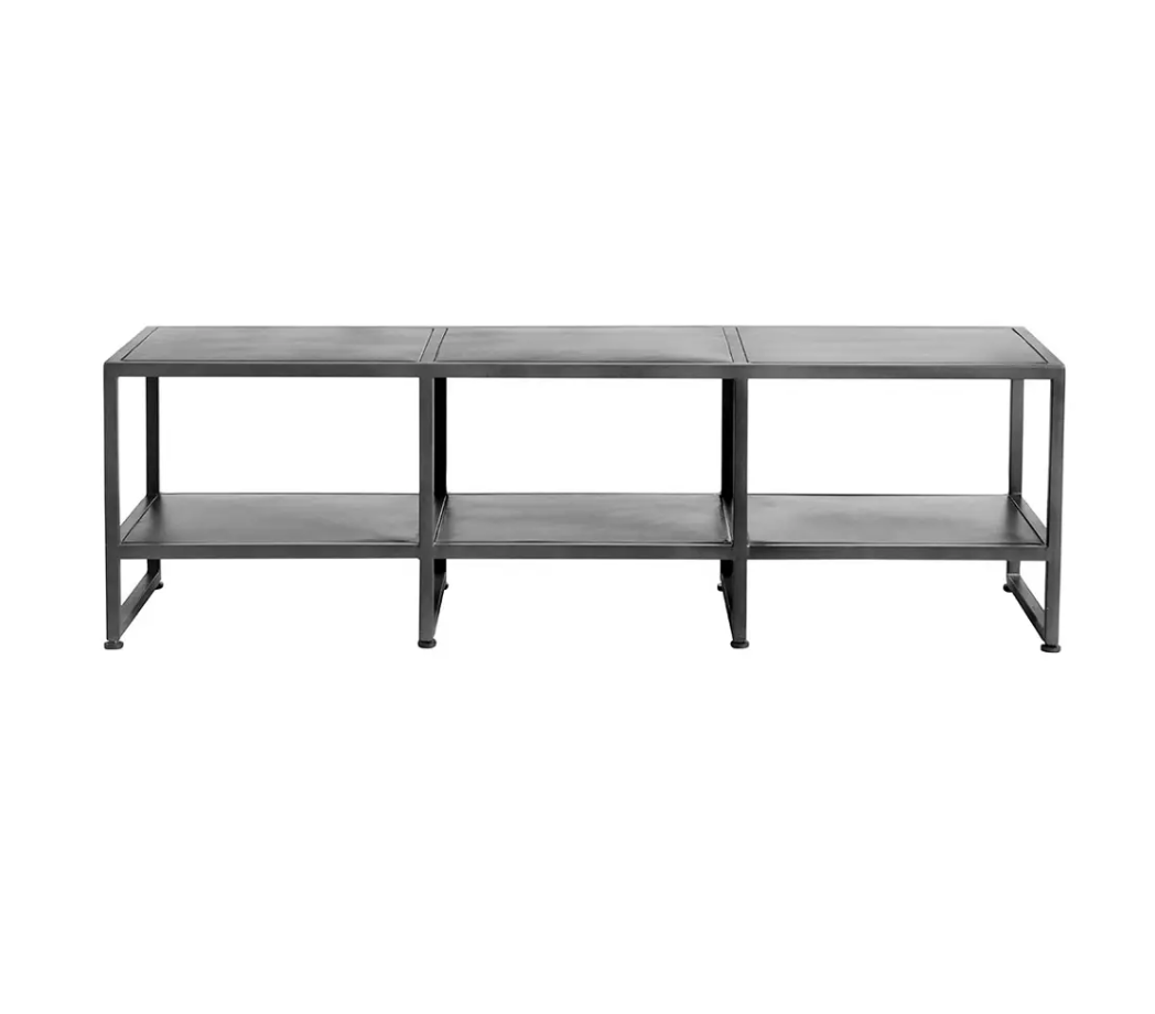 Banqueta em Metal com Almofada (145cm) Bronx