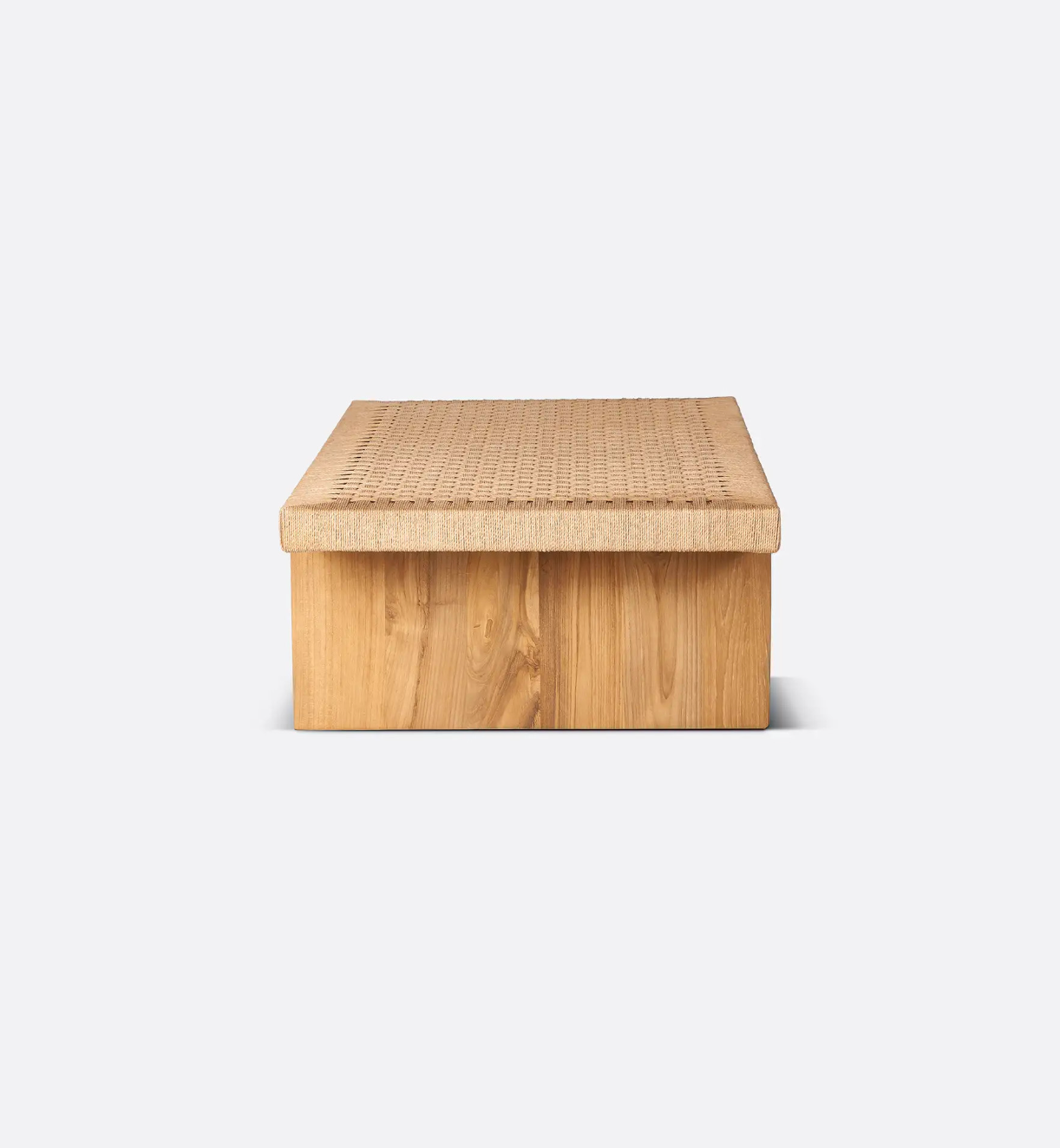 Mesa de Centro em Madeira e Corda (150cm) Cora