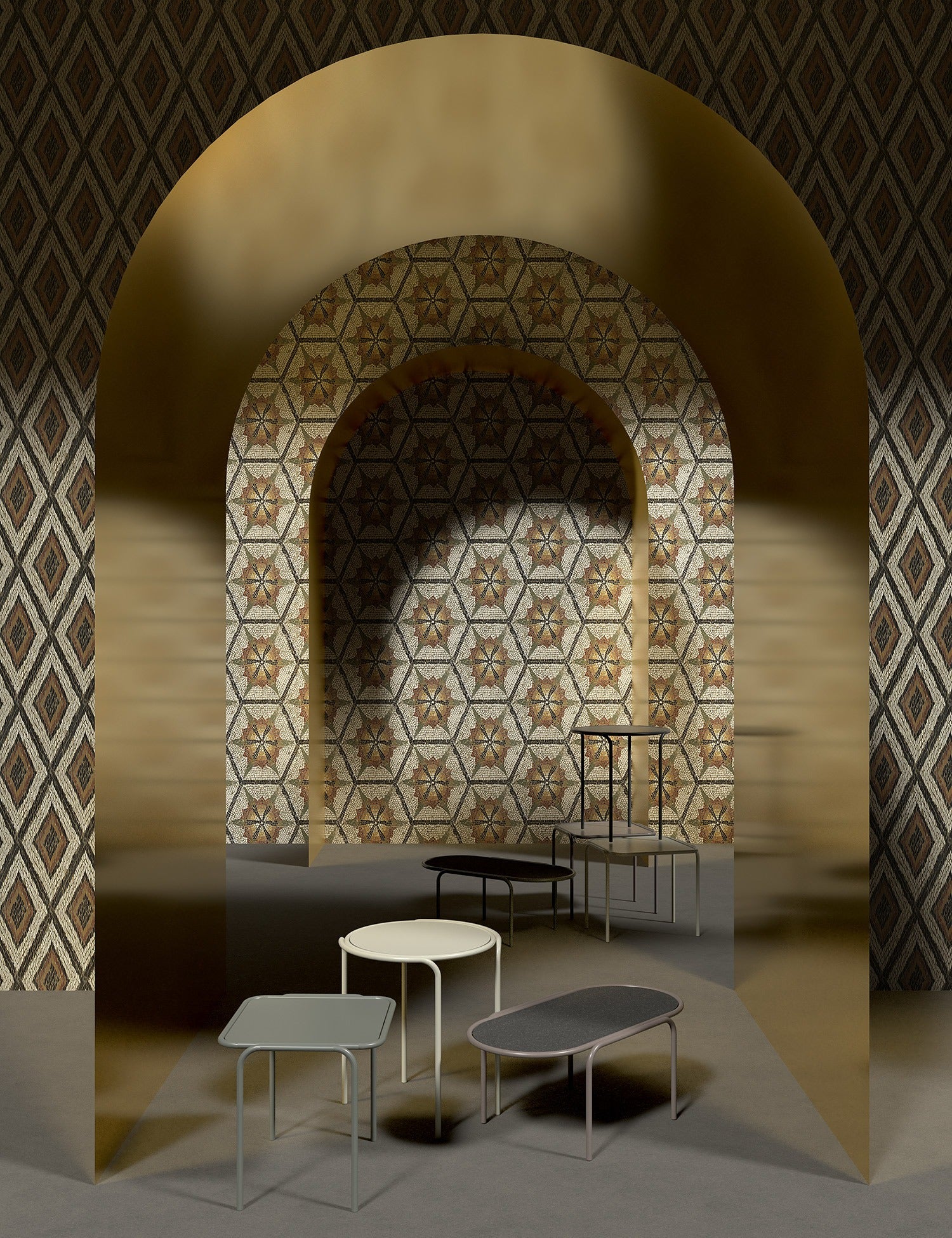 Papel de Parede Mosaico Geometric