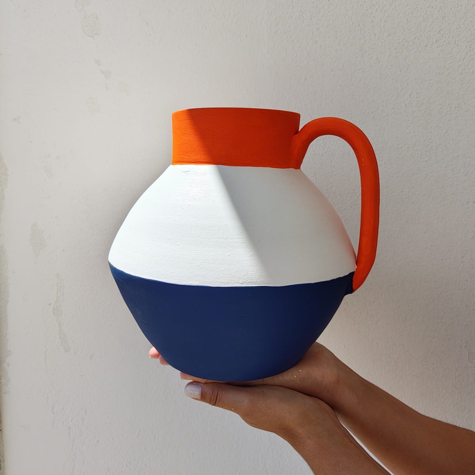 Jarro em Cerâmica Terracota Triple Jug