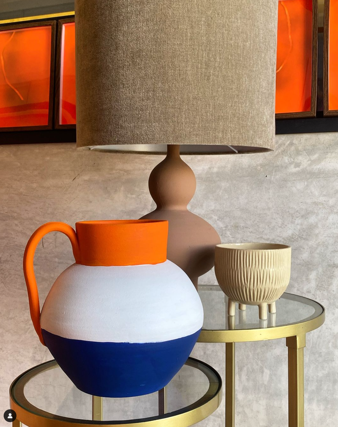 Jarro em Cerâmica Terracota Triple Jug