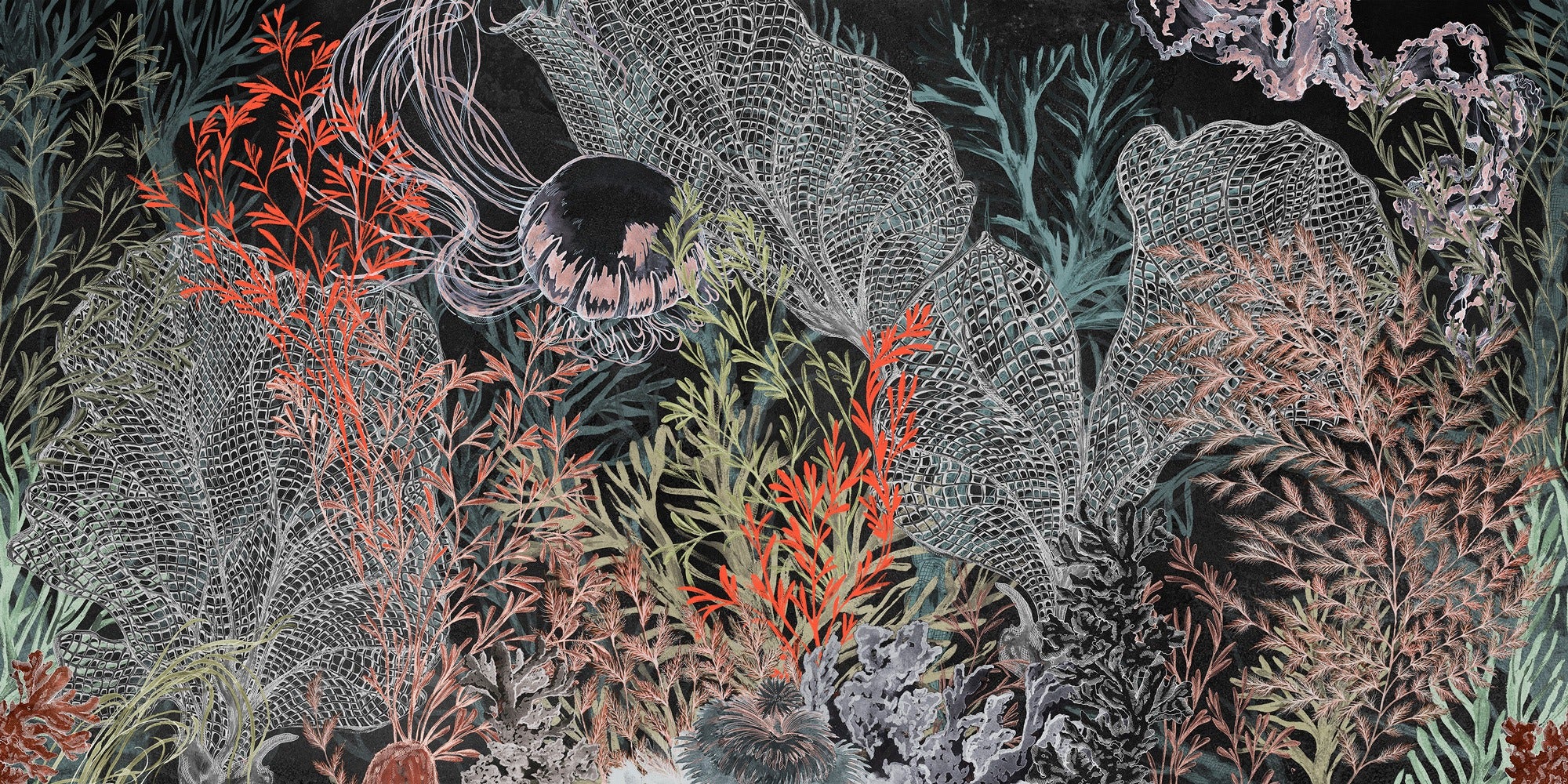 Mural Papel de Parede Reef