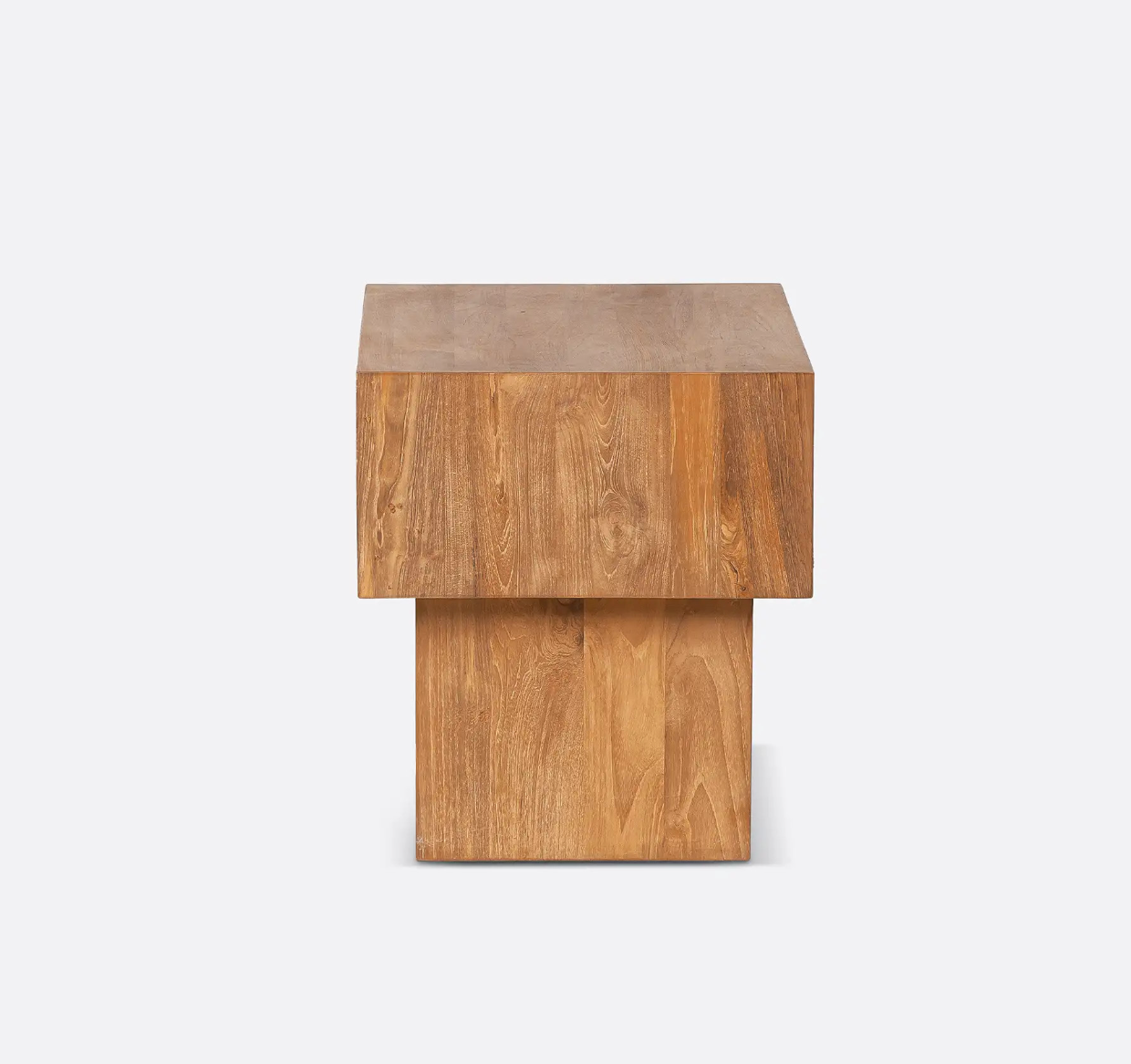 Mesa de Cabeceira em Madeira e Corda Cora