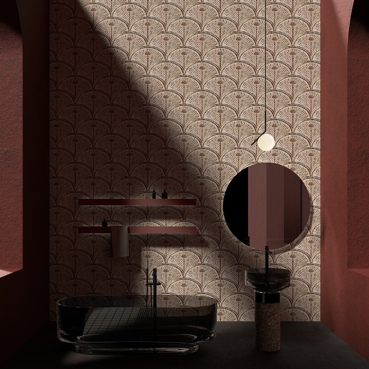 Papel de Parede Mosaico Pavone