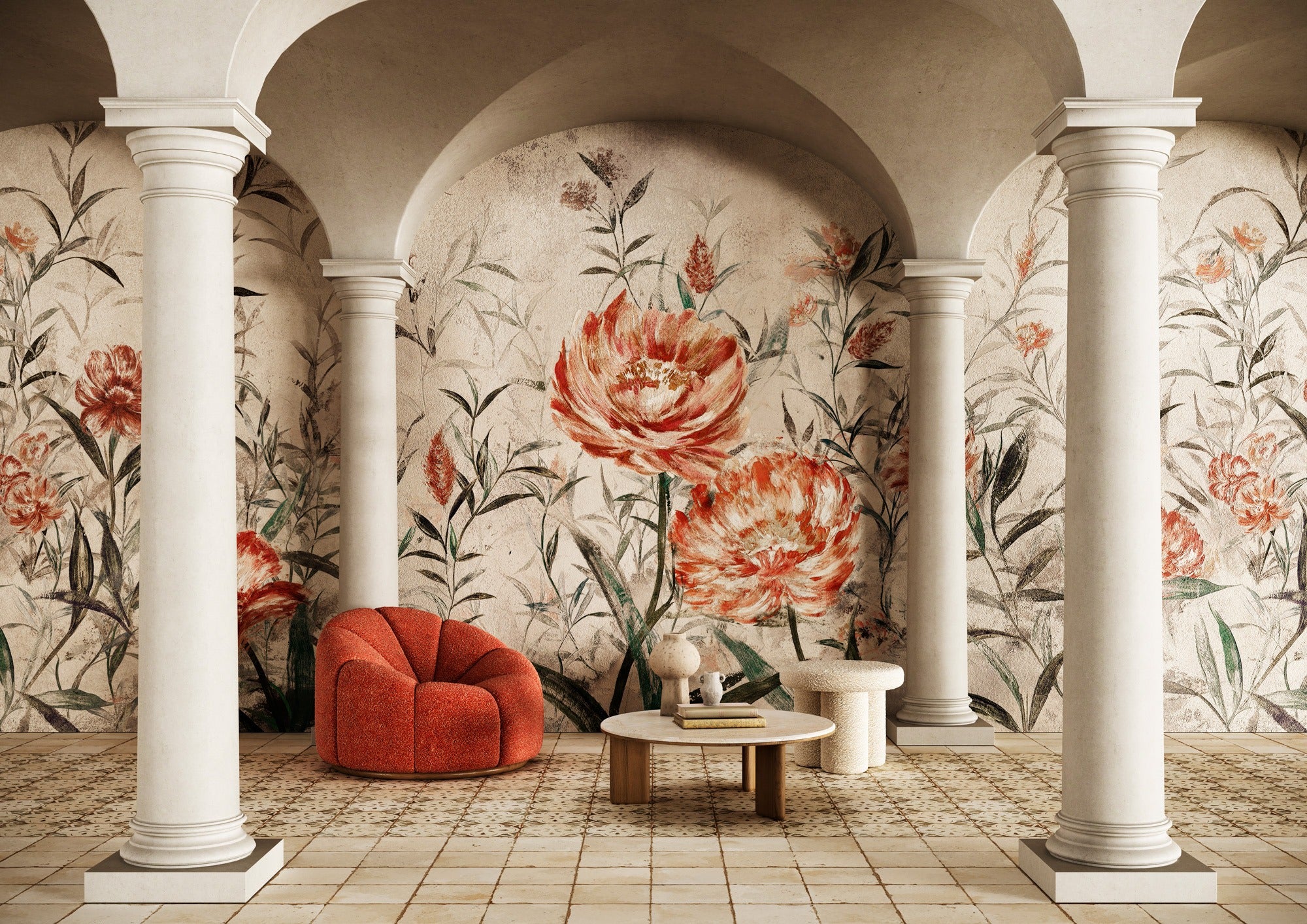 Retro Wallpaper Mural