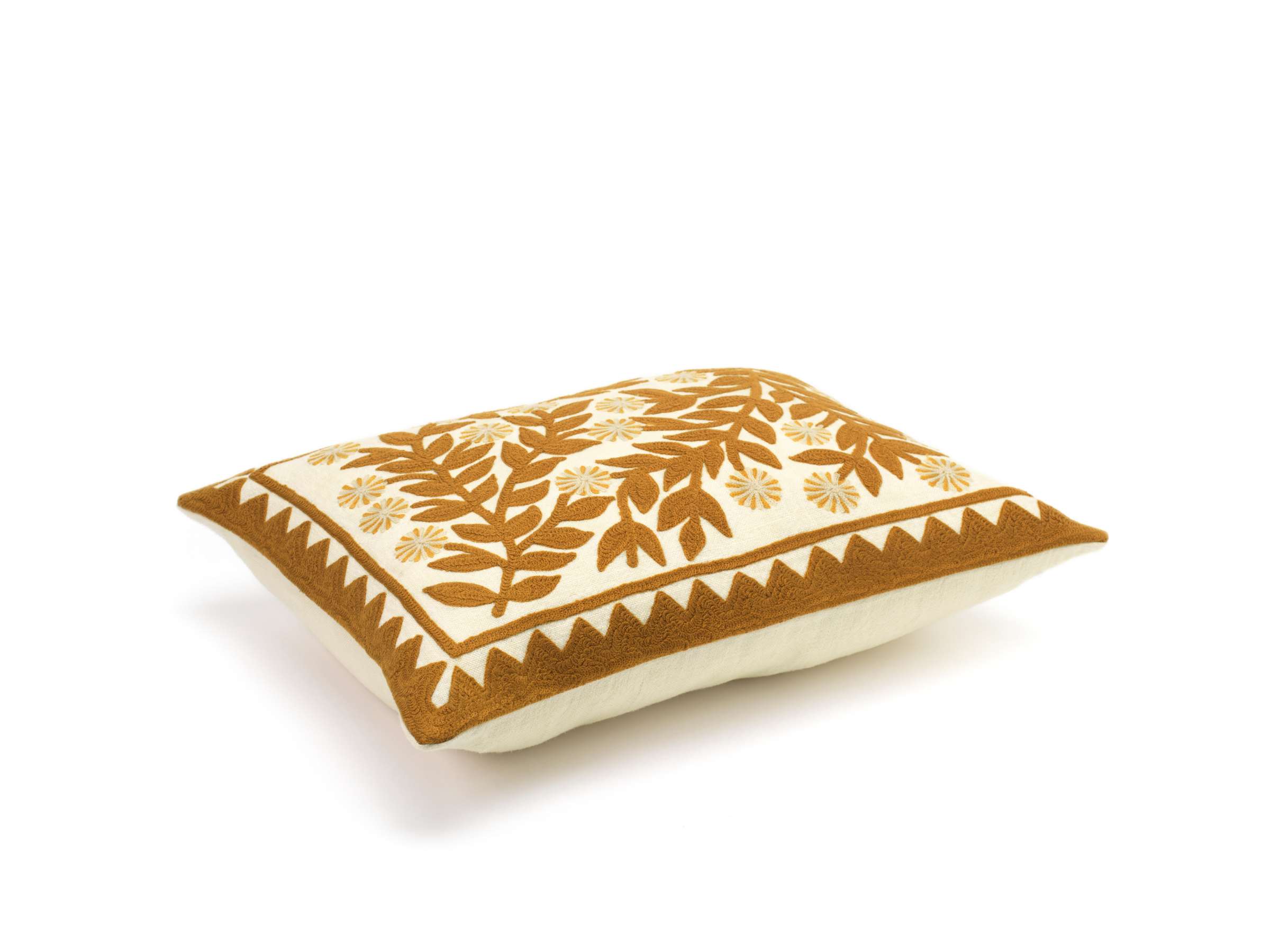 Almofada em Linho Bordado (55x40cm) Canopée