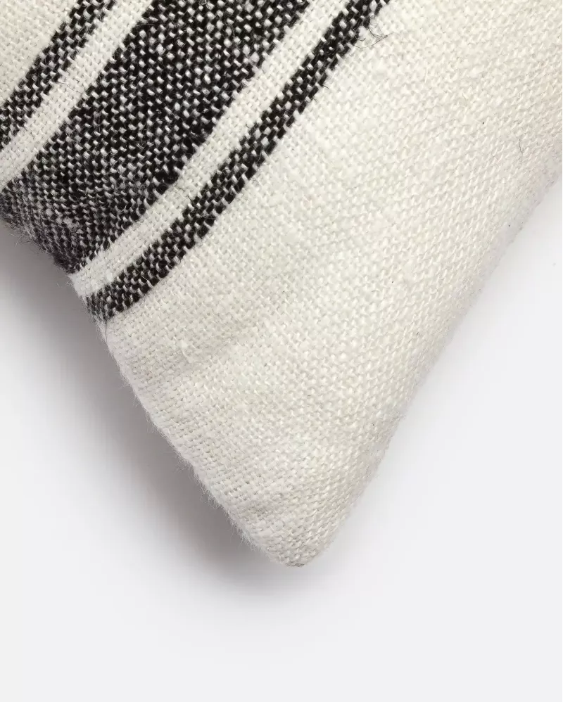 Almofada Retangular (75x40cm) em Linho às Riscas Agar