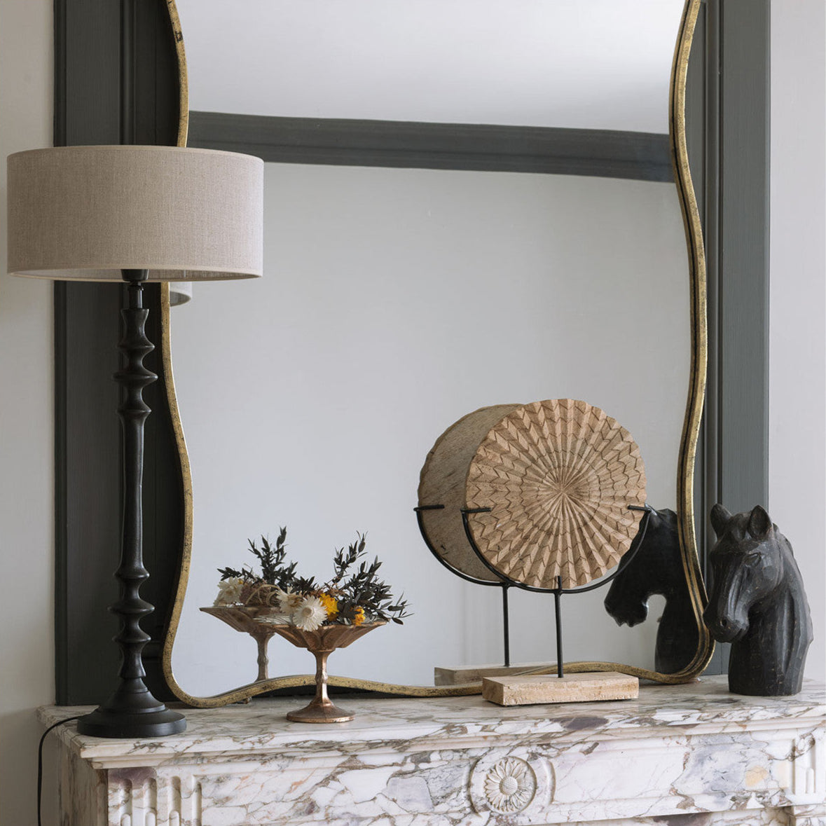 Simon Black Metal Table Lamp