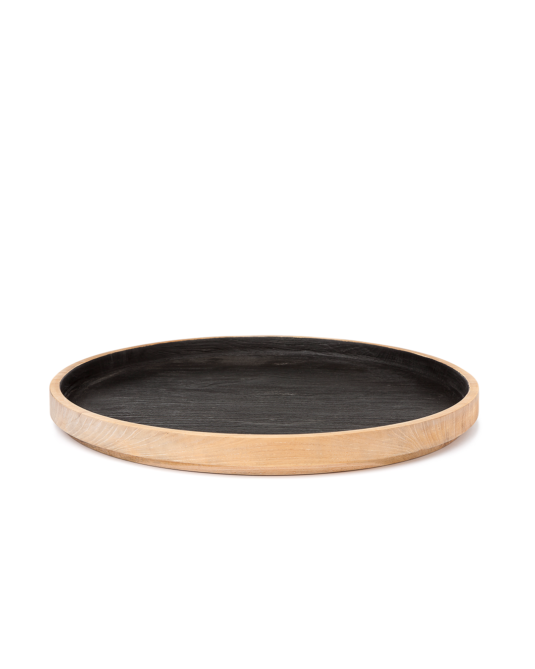 Tabuleiro Dark de servir em madeira Teca reciclada Acessórios SAL Concept Store