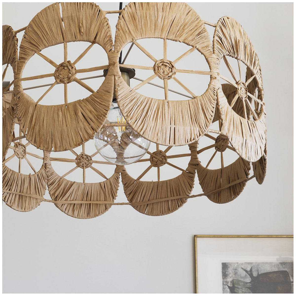 Raffia Baila Ceiling Lamp