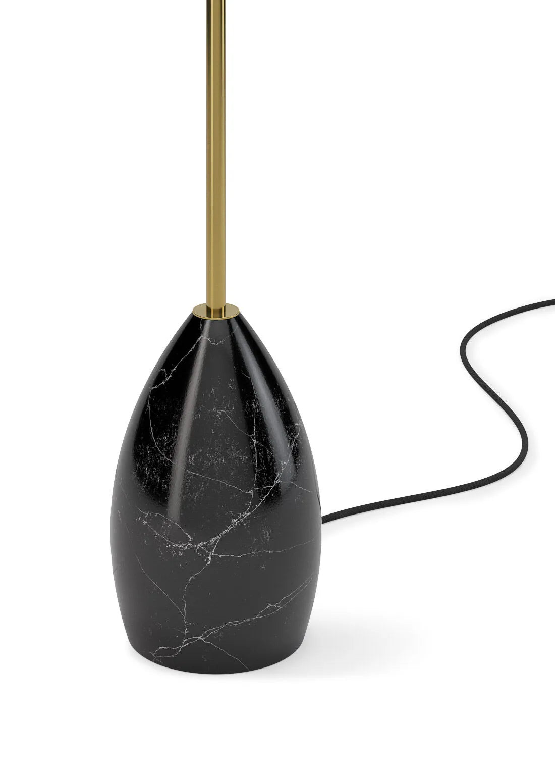 Blossom Porcelain and Marble Floor Lamp