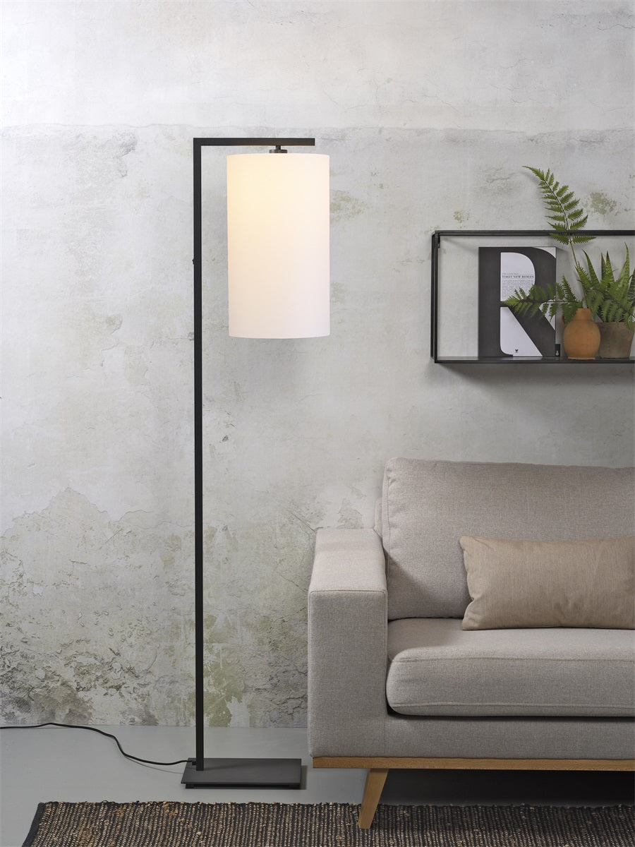 Boston Metal and Cotton Floor Lamp