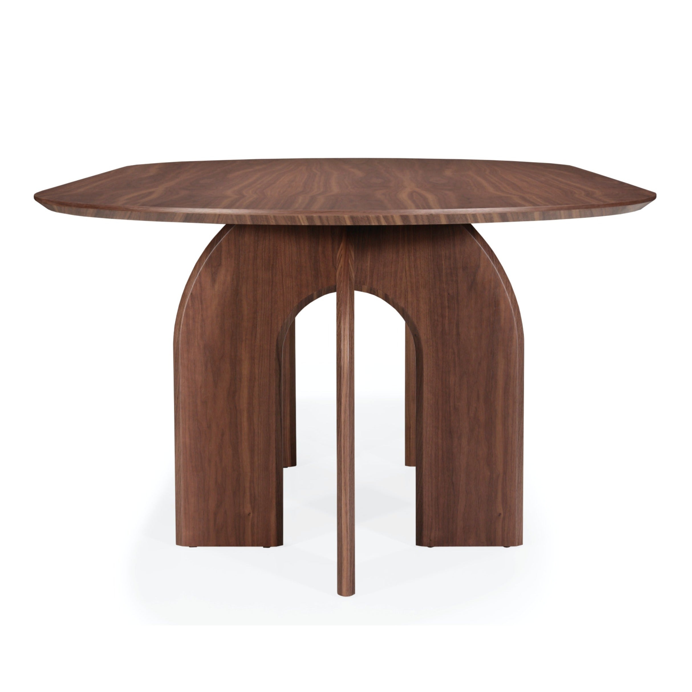 Mesa de Jantar Oval em Madeira Hana