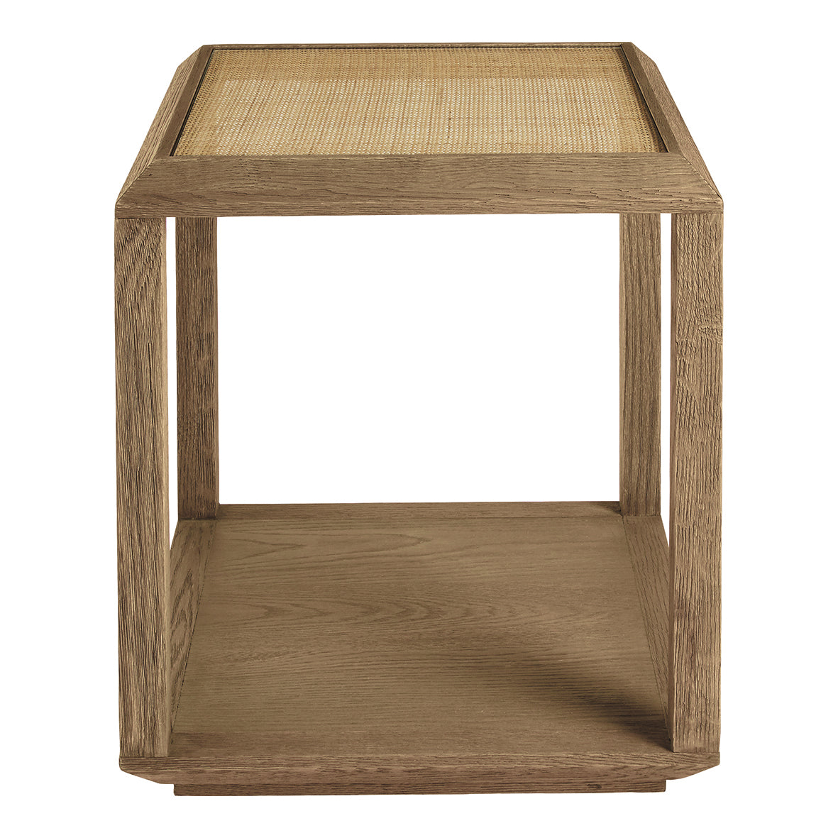 Mesa de Apoio em Madeira e Rattan Ema