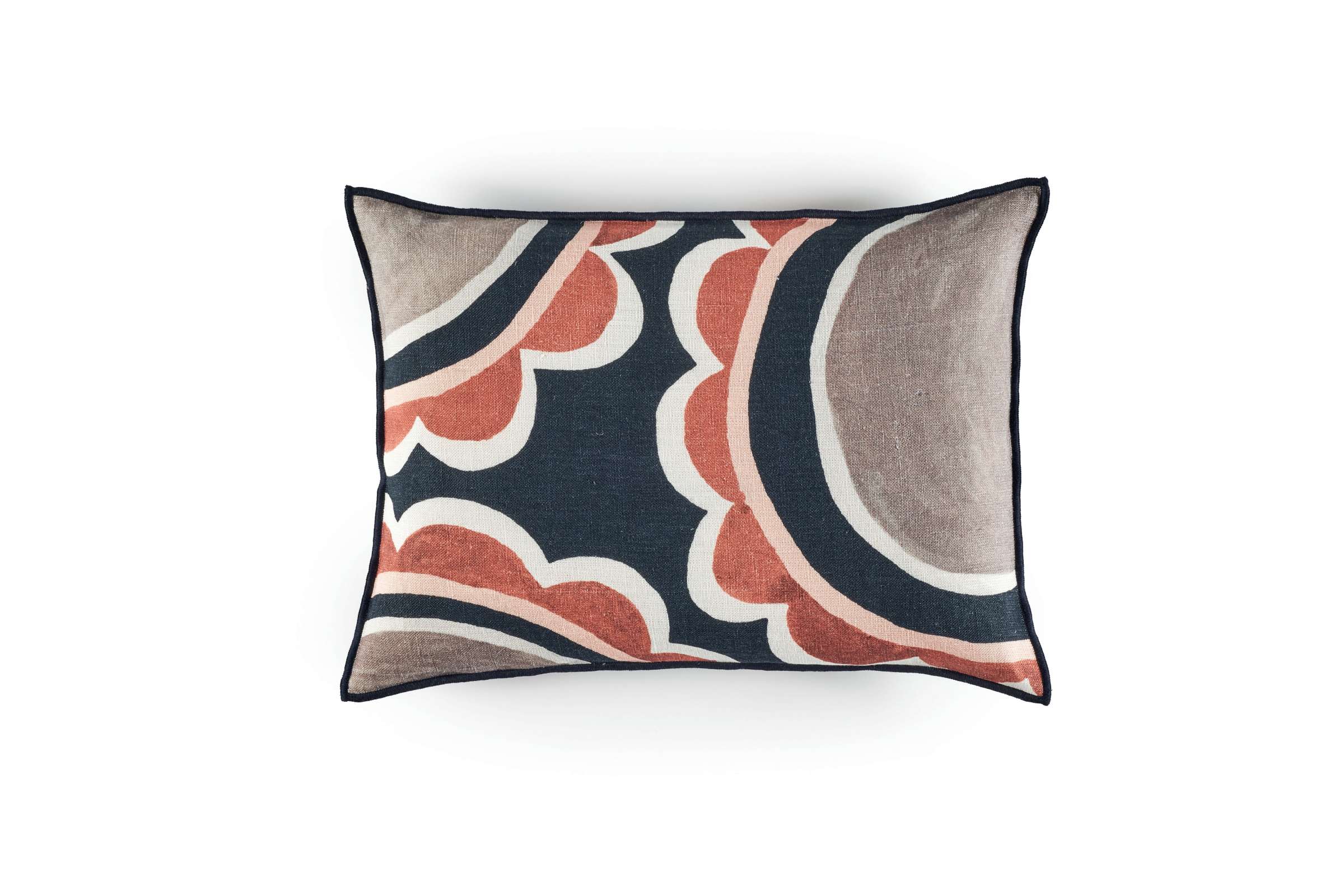 Rectangular Linen Cushion (55x40cm) Marguerite