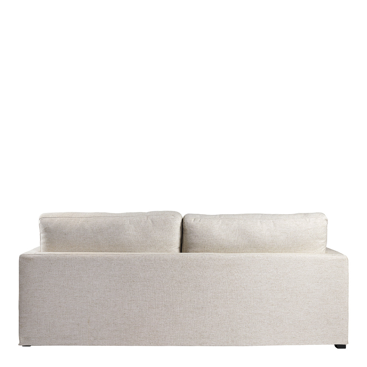3-Seater Sofa in Beige Fabric (230cm) Angie