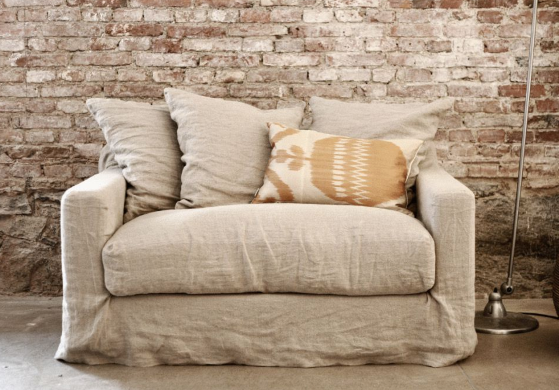Poltrona em Linho Biarritz Poltronas Home Spirit