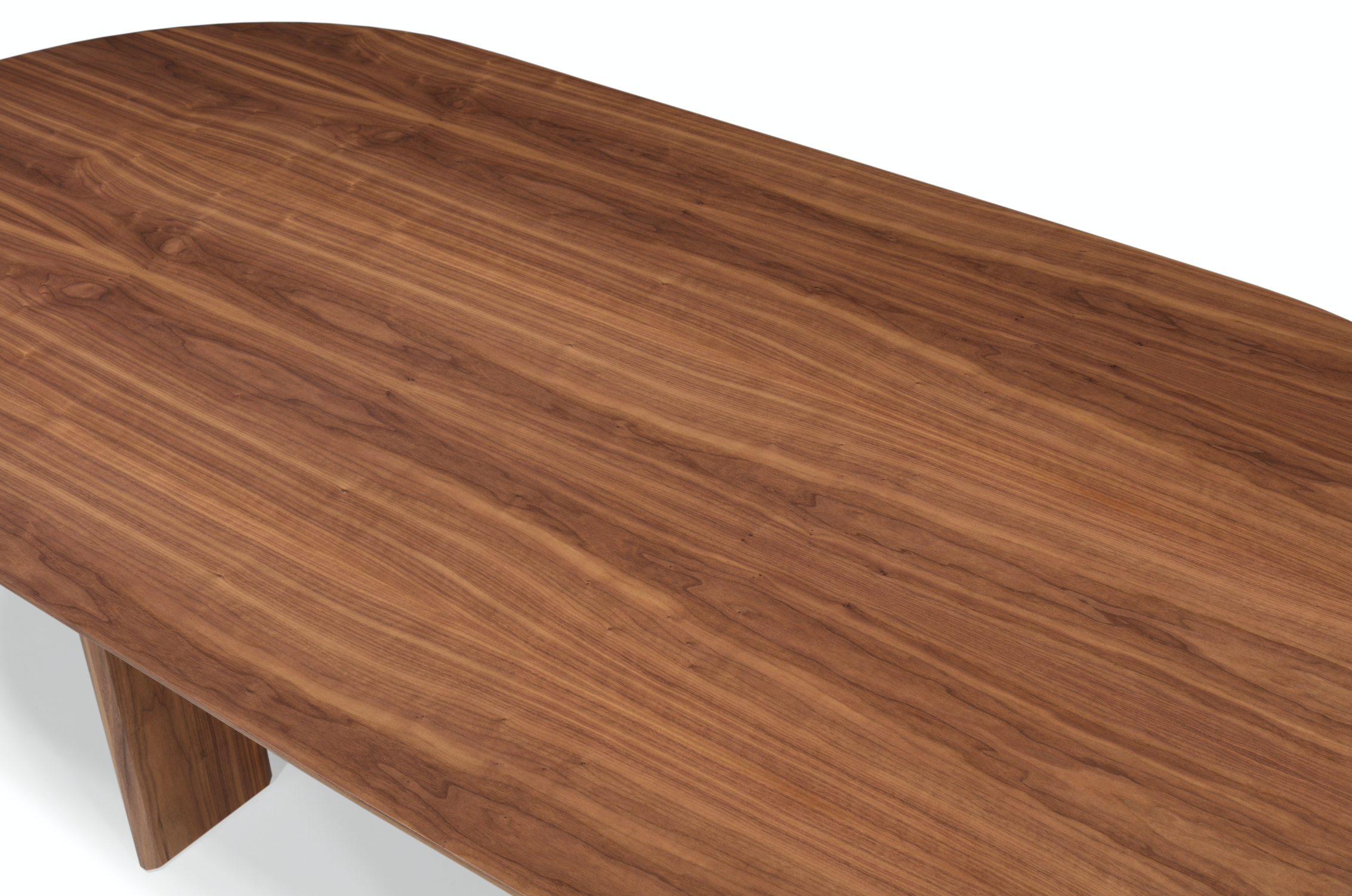 Mesa de Jantar Oval em Madeira Hana
