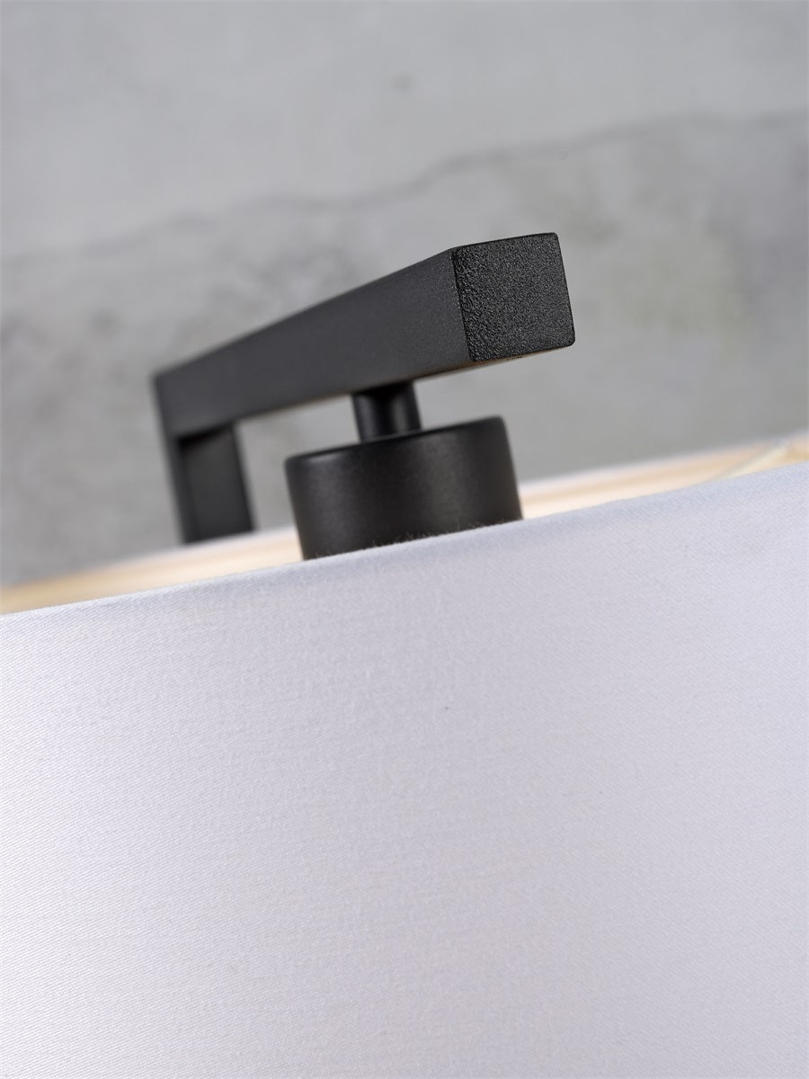 Boston Metal and Cotton Floor Lamp