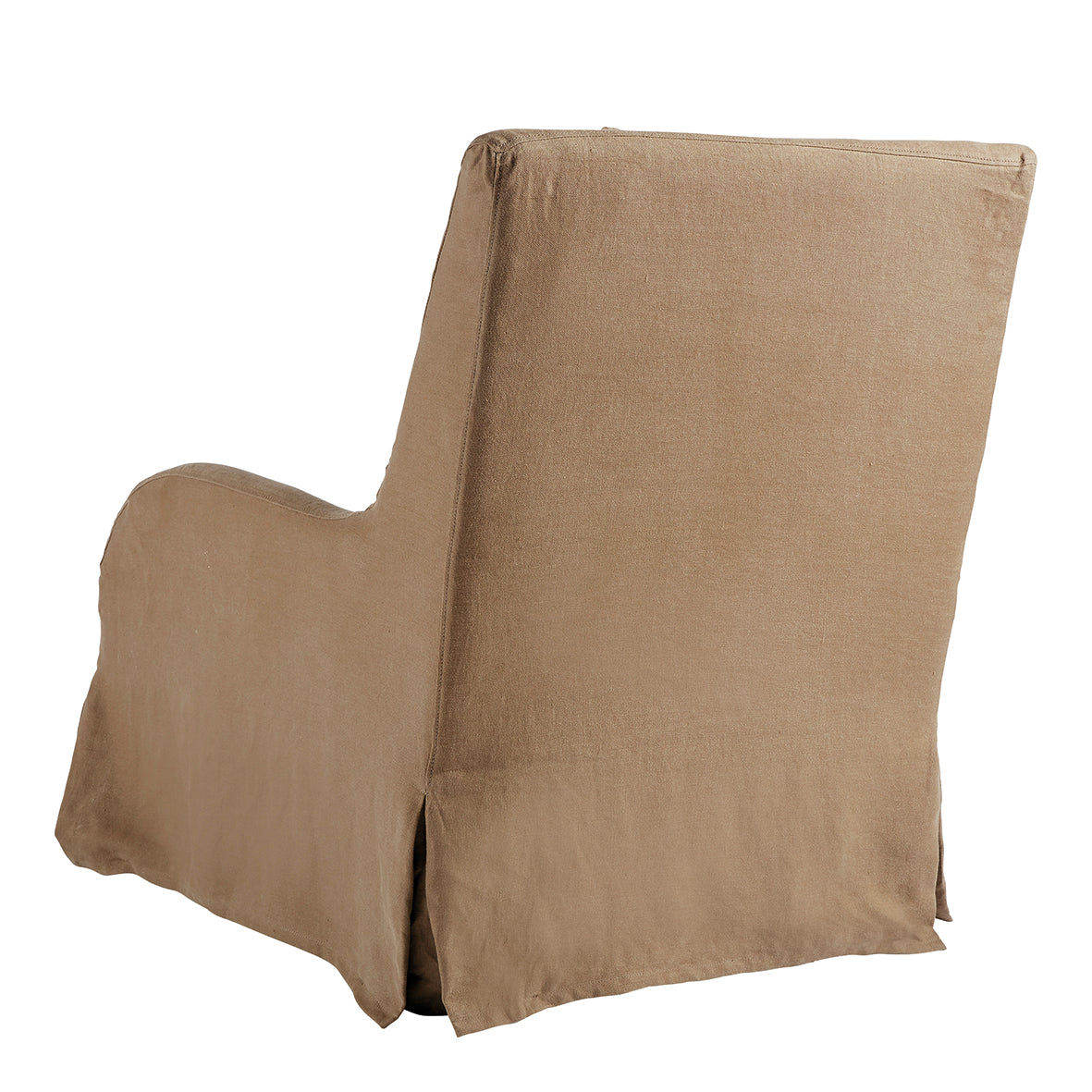 Poltrona em Tecido Lea Poltronas Blanc d'Ivoire