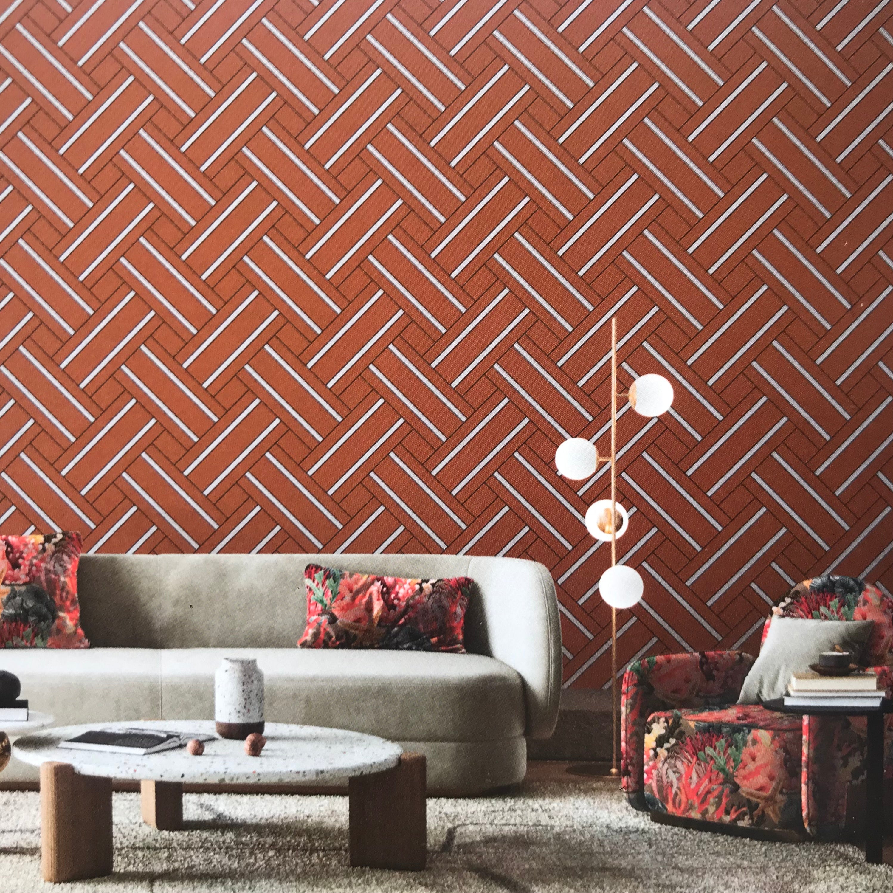Mural Wallpaper On Weaving