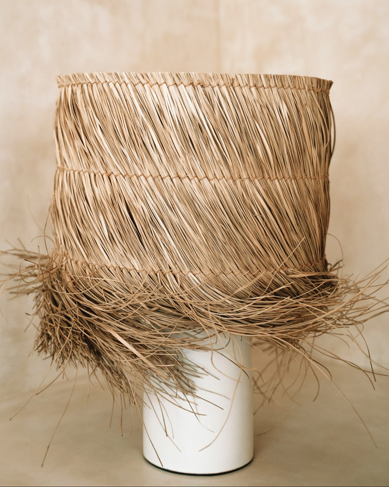 Pandan Ceramic and Sisal Table Lamp