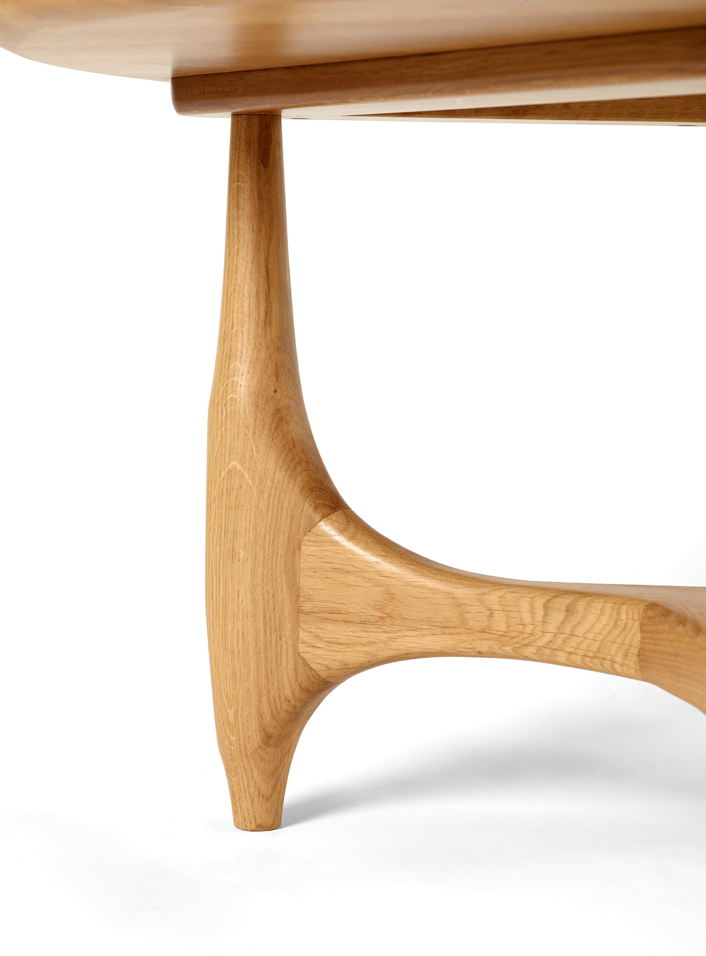 Mesa de Centro em Madeira Carvalho (60cm) Oscar