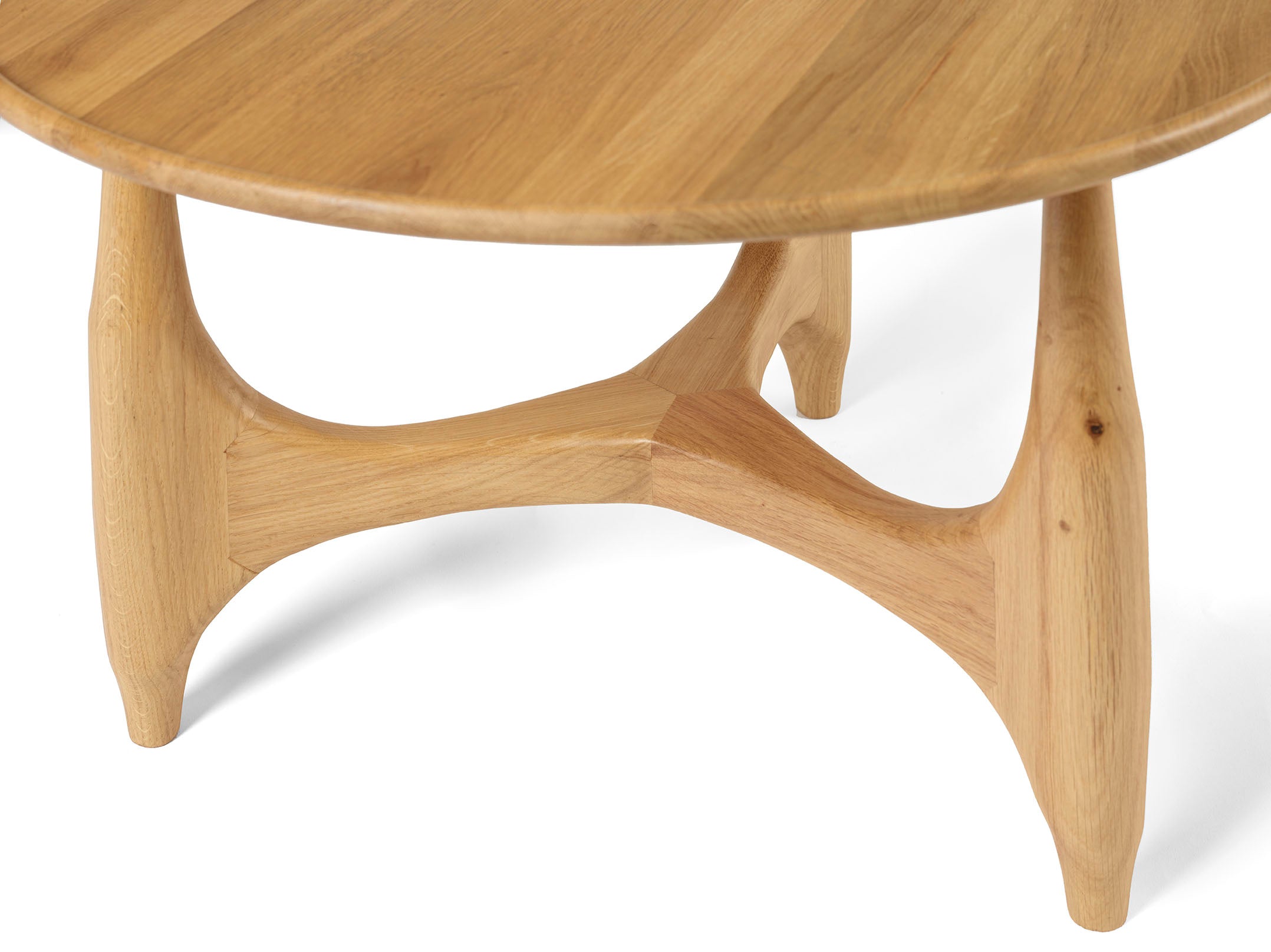 Mesa de Centro em Madeira Carvalho (60cm) Oscar