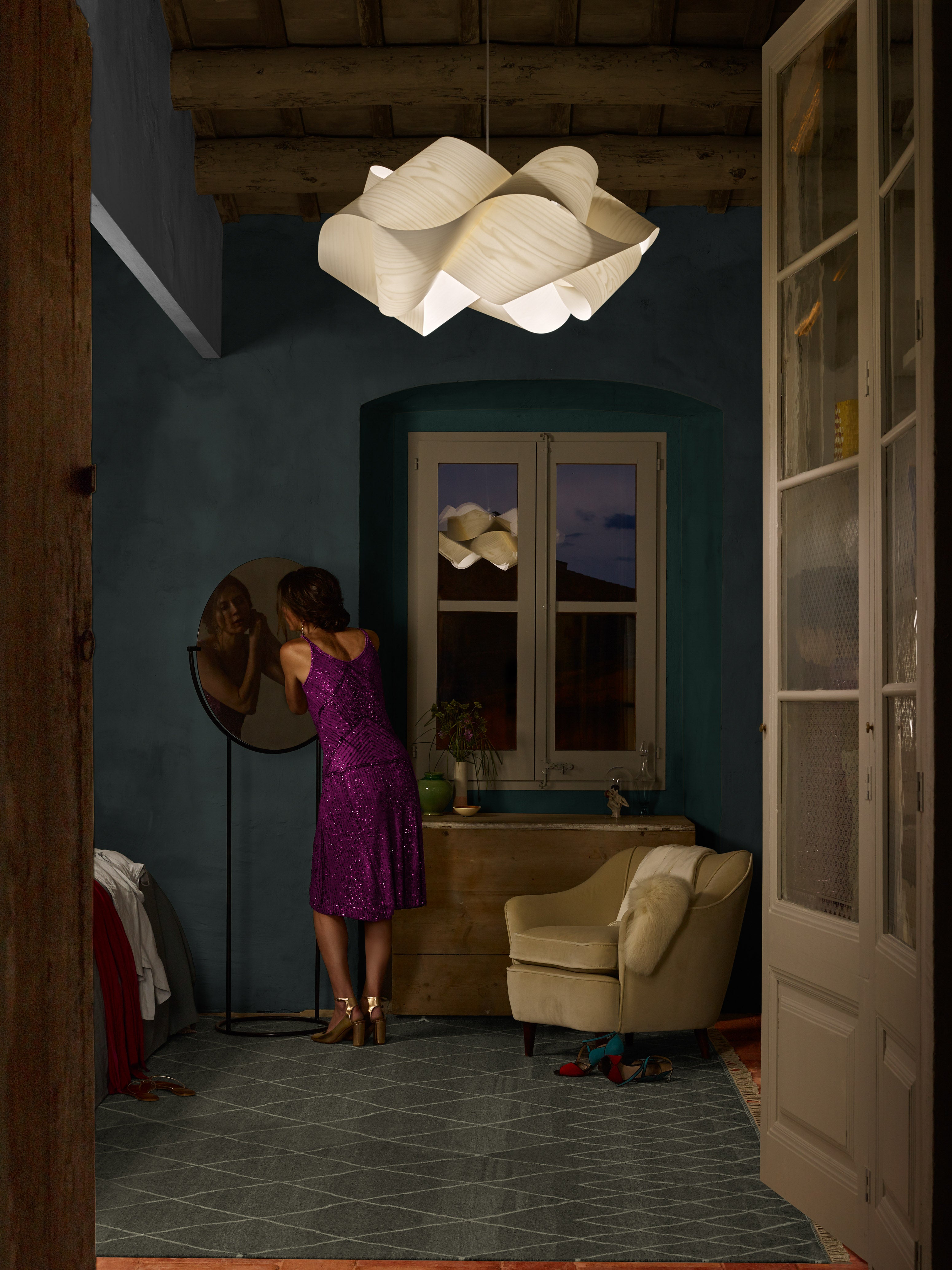 Candeeiro Swirl Candeeiros de Teto LZF Lamps