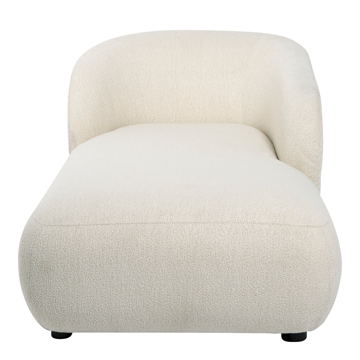 Chaise Lounge em Tecido Bouclé (162cm) Lisete