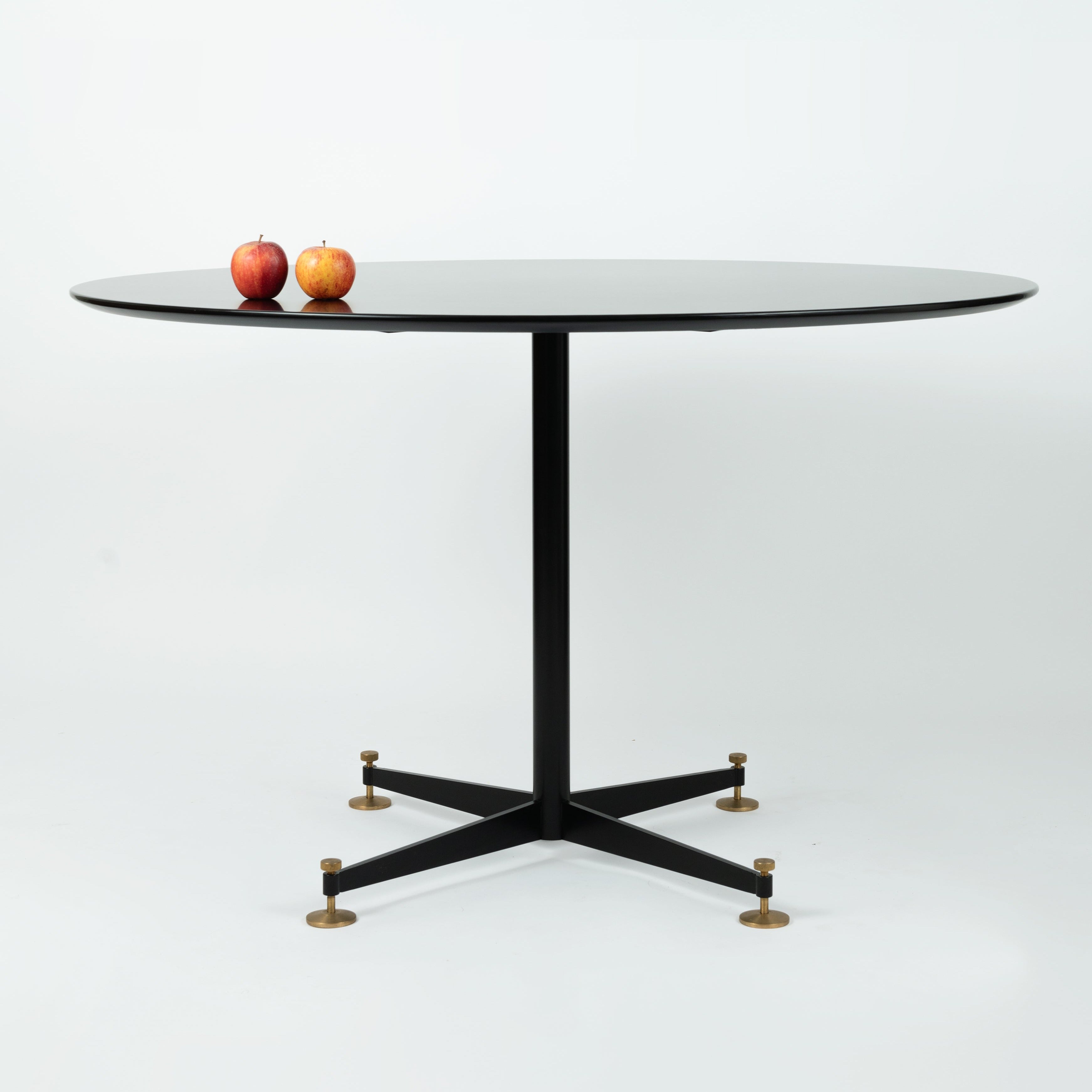 Mesa de Jantar Redonda Madeira e Ferro Gio