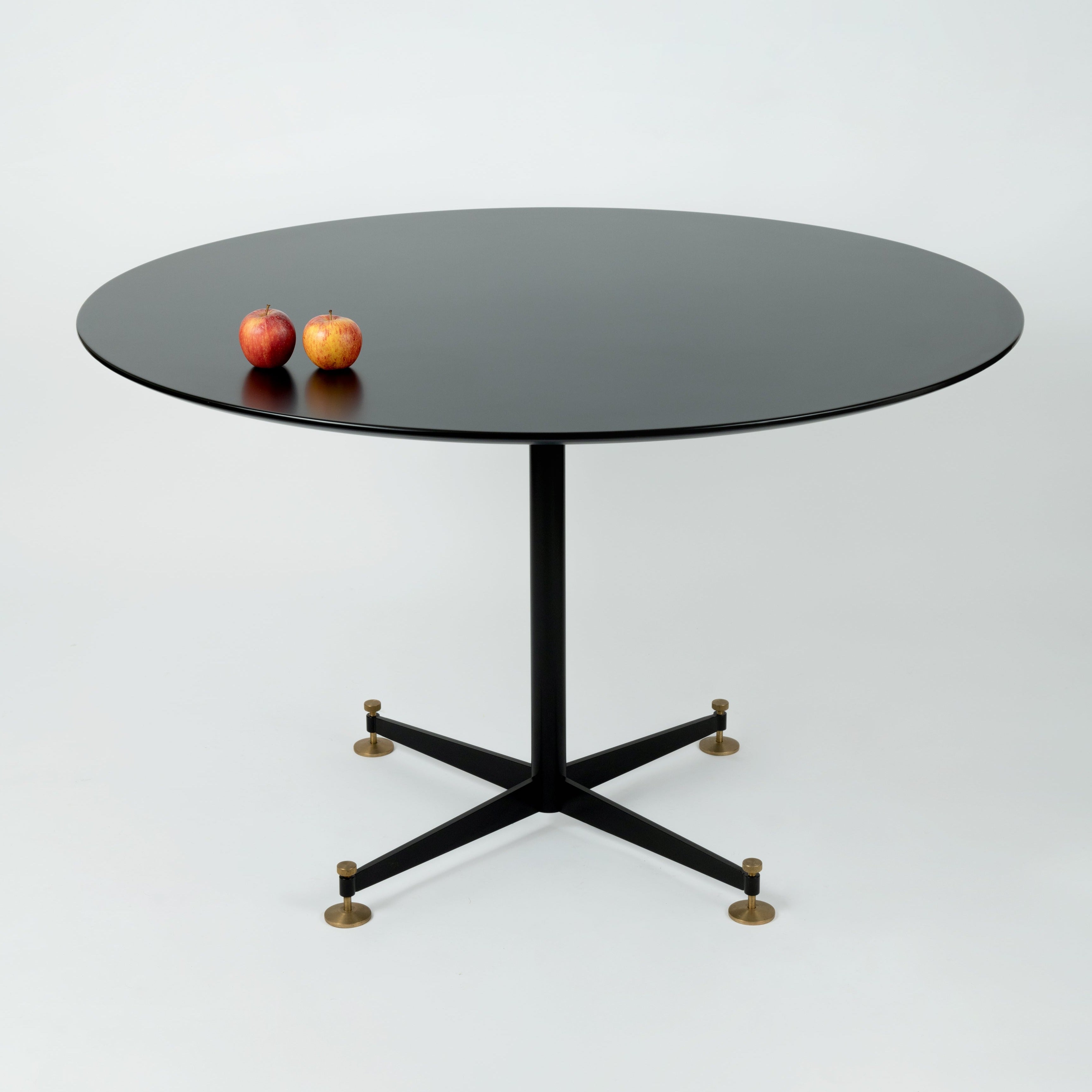 Mesa de Jantar Redonda Madeira e Ferro Gio
