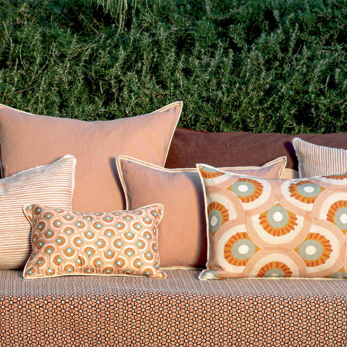 Rectangular Silk Cushion (45x30cm) Louisa